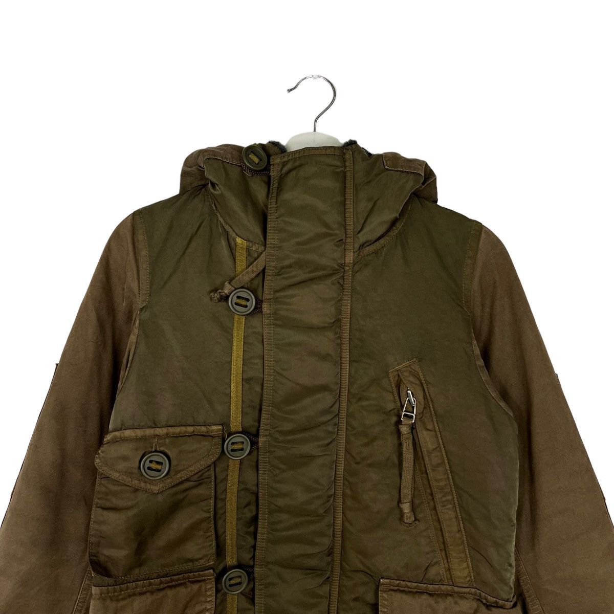 Japanese Brand HIPPOCAMPUS VINTAGE FATIGUES REBULID AMRY JACKET Size US S / EU 44-46 / 1 - 4 Thumbnail
