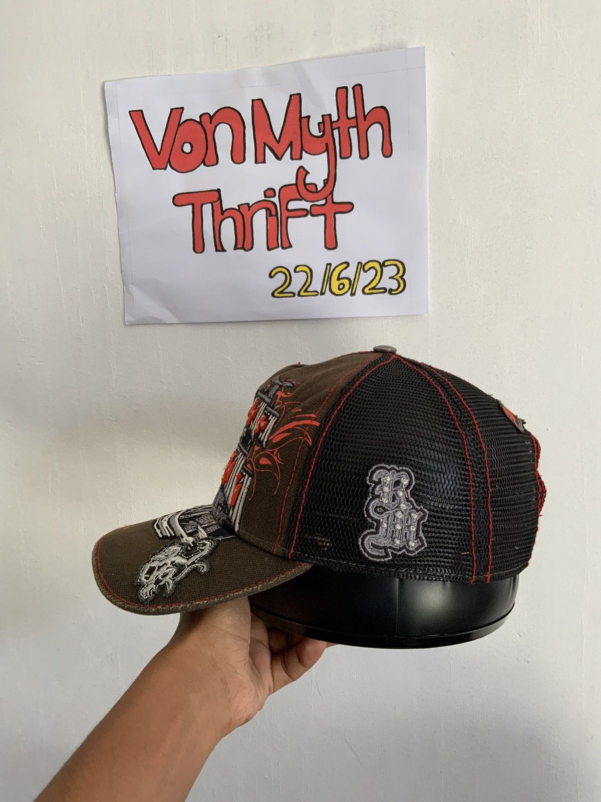 Seditionaries Red Monkey Los Angeles Trucker Hat Size ONE SIZE - 3 Thumbnail