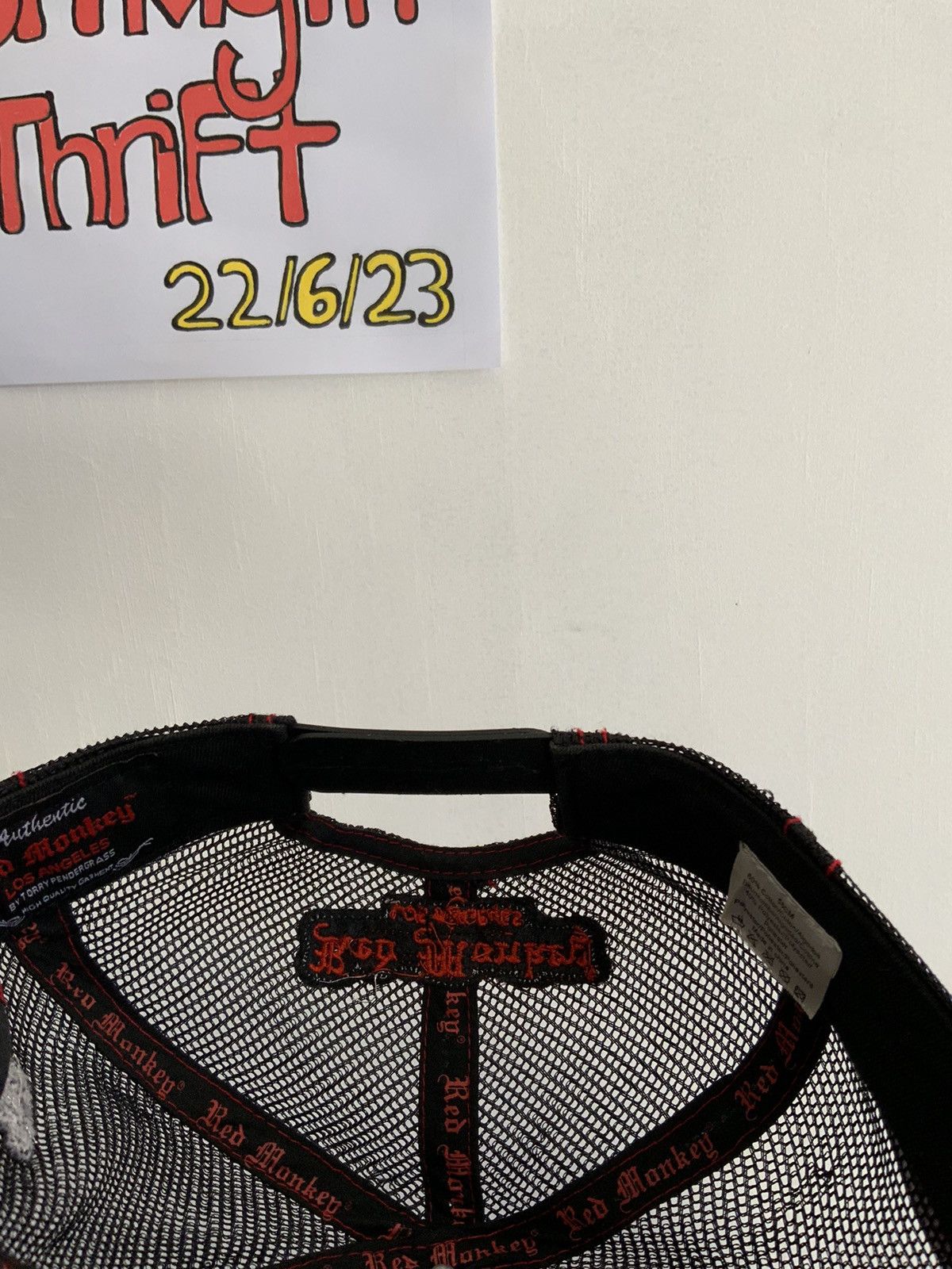 Seditionaries Red Monkey Los Angeles Trucker Hat Size ONE SIZE - 12 Thumbnail
