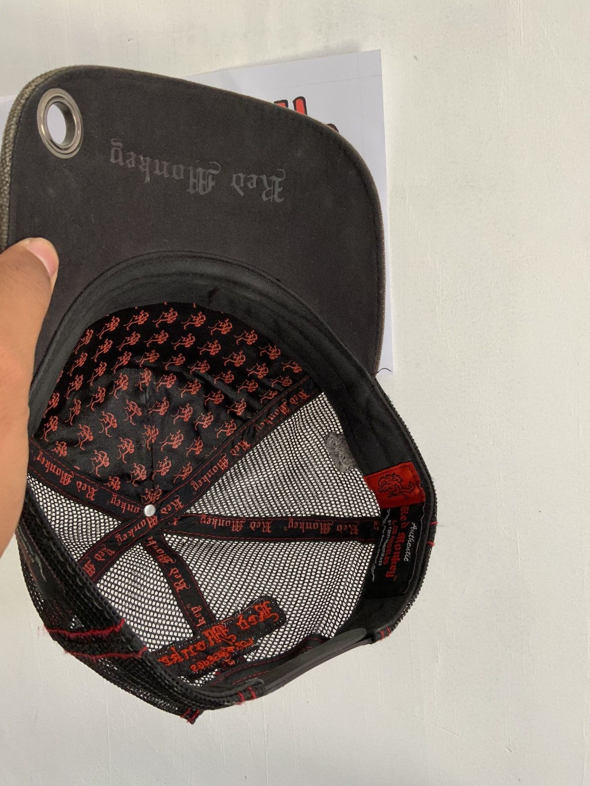 Seditionaries Red Monkey Los Angeles Trucker Hat Size ONE SIZE - 9 Thumbnail