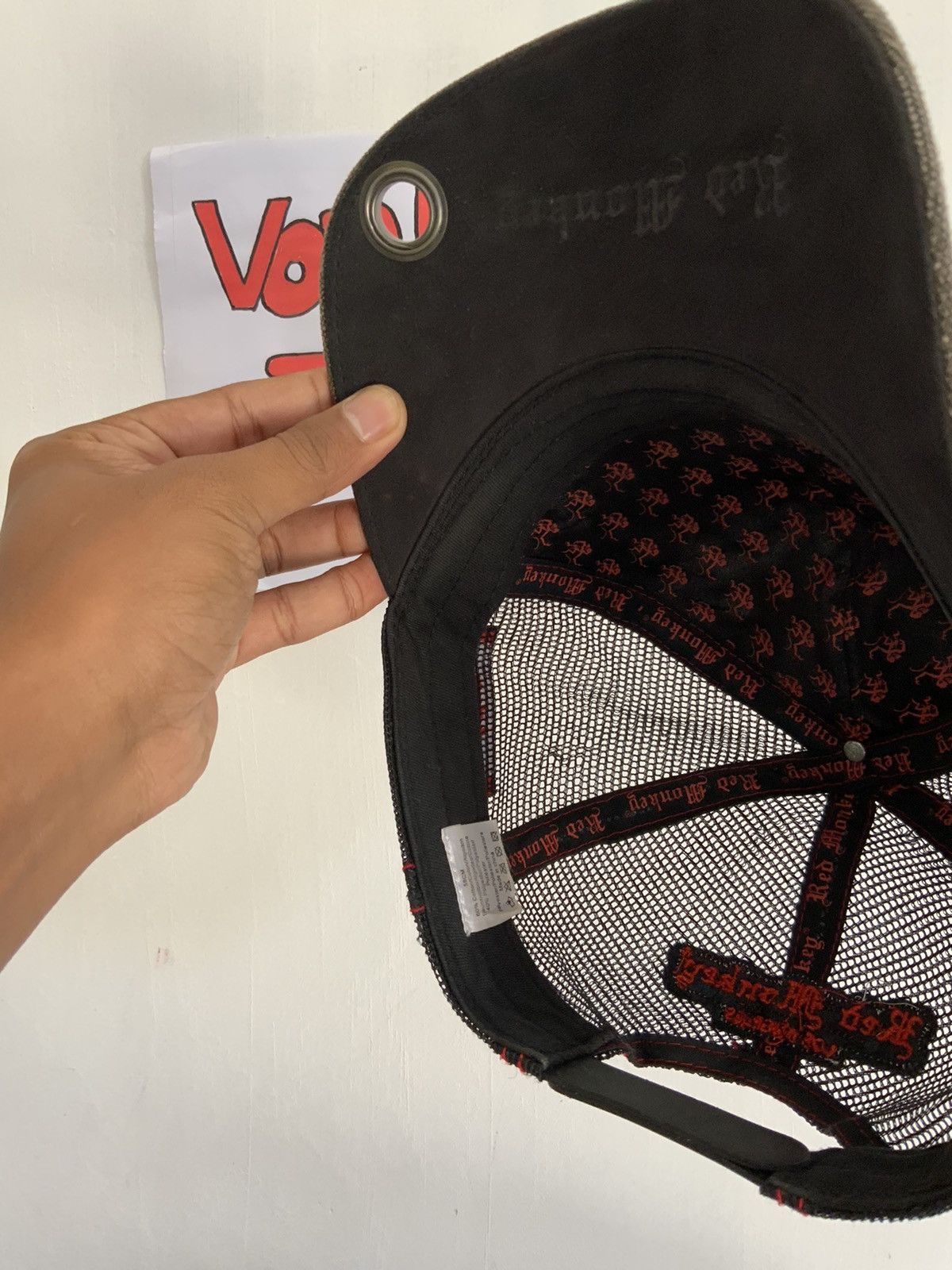 Seditionaries Red Monkey Los Angeles Trucker Hat Size ONE SIZE - 11 Thumbnail