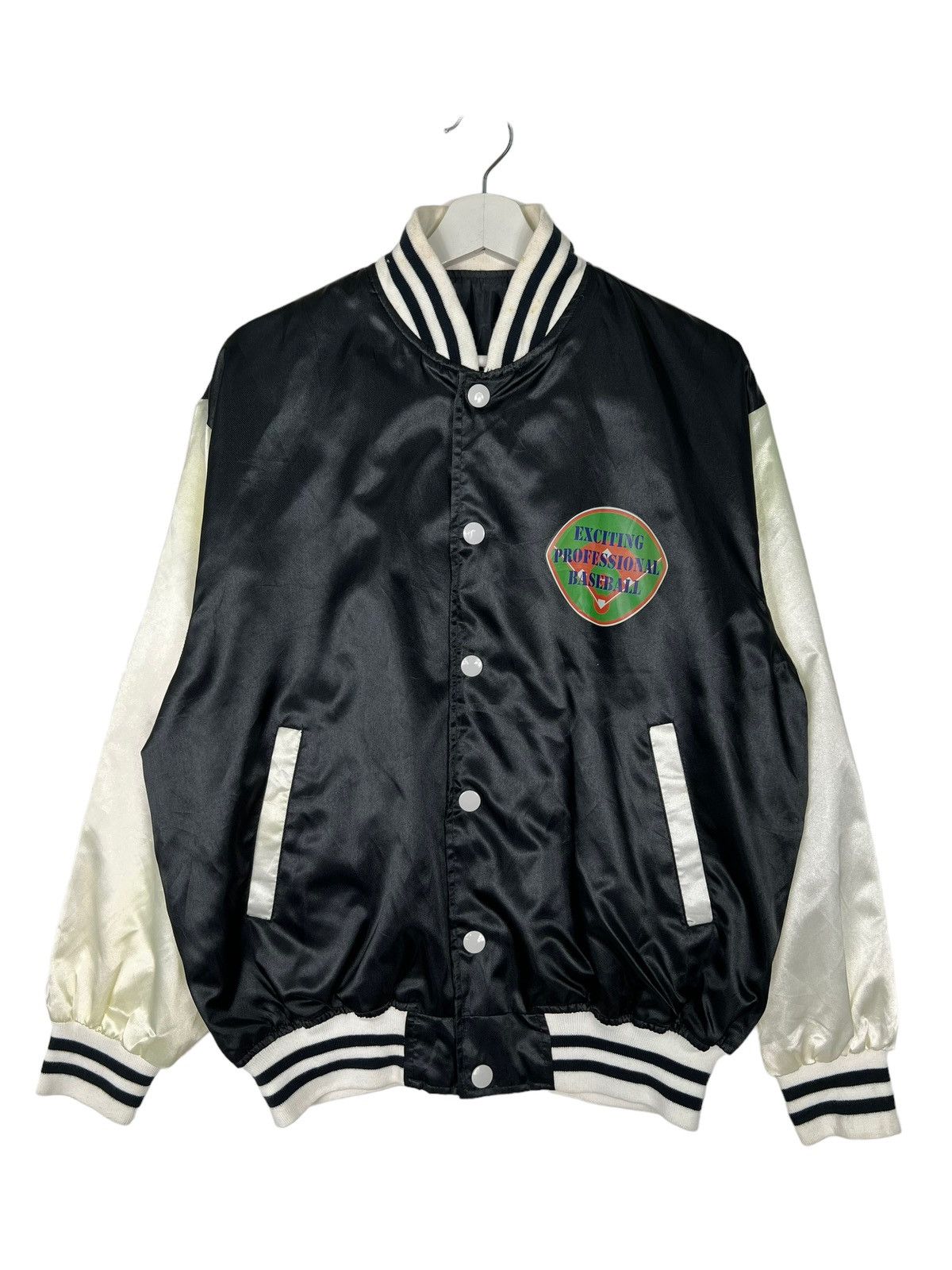 Japanese Brand 🔥 VINTAGE JAPAN EXCITING PROFESSIONAL BASEBALL JACKET Size US M / EU 48-50 / 2 - 5 Thumbnail