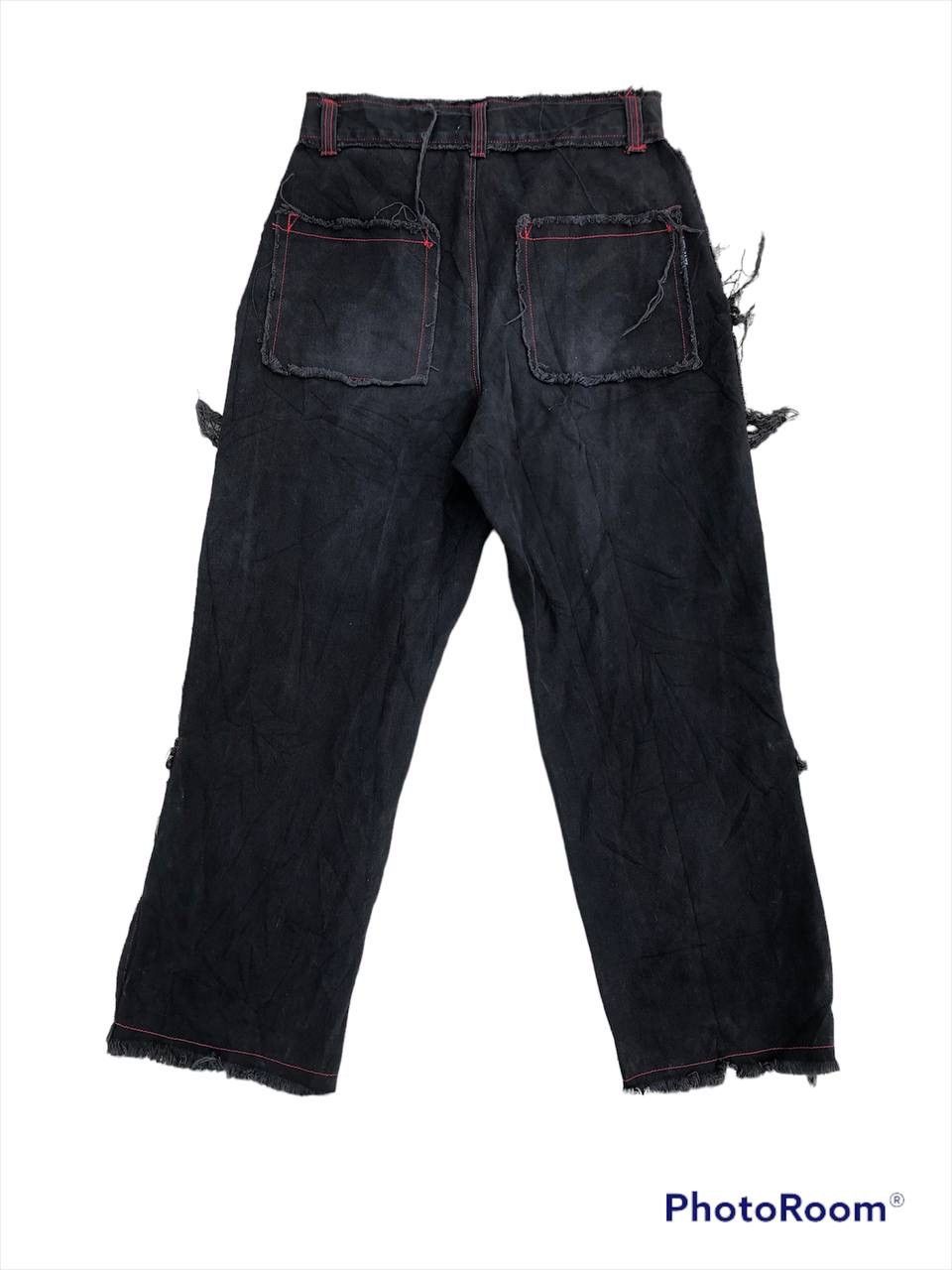 Japanese Brand × Seditionaries ACID JAZZ MEN JAPANESE PUNK BRAND BONDAGE BLACK DENIM Size US 31 - 2 Thumbnail