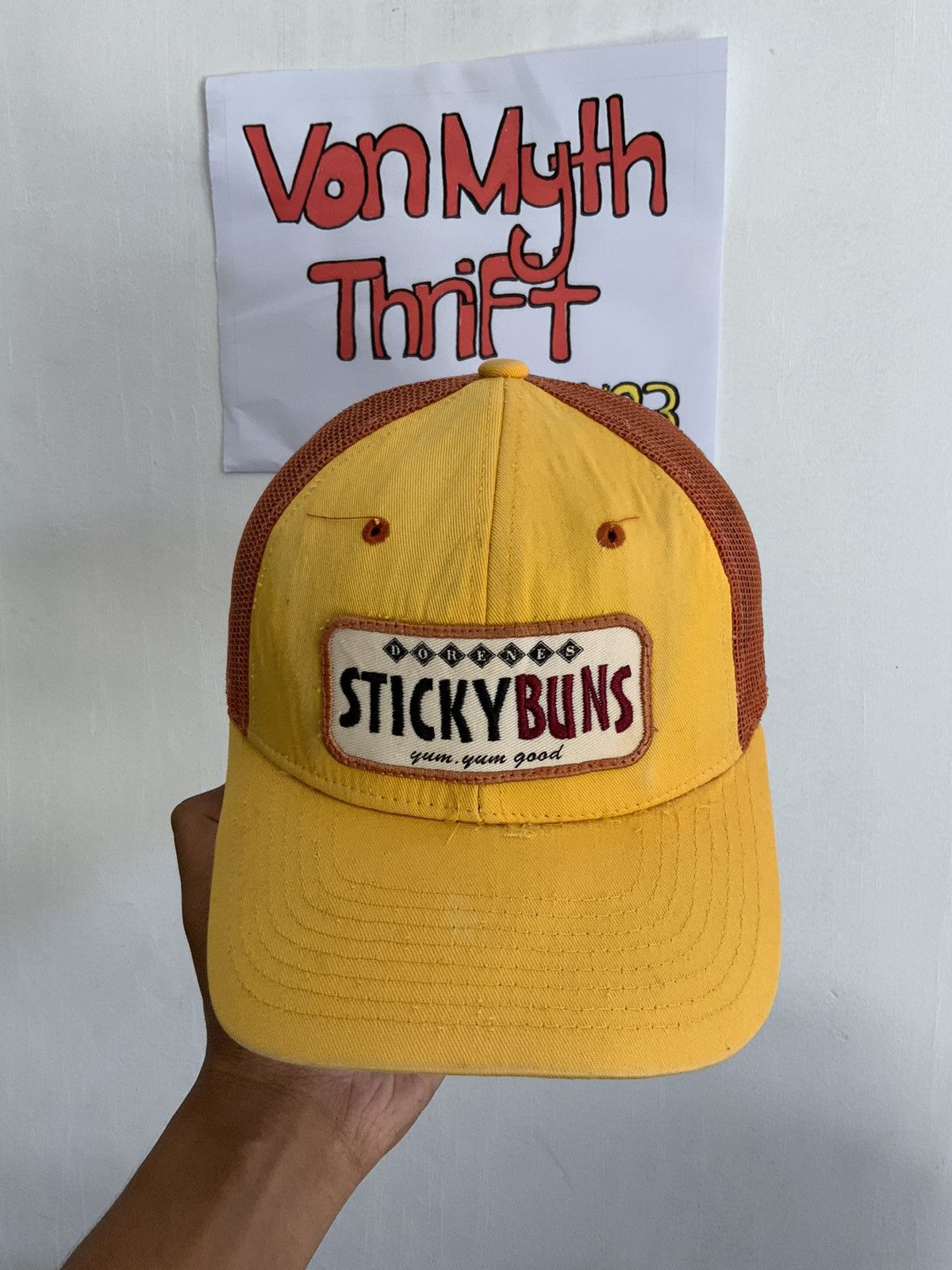Hat Club Dorenes Sticky Buns Patches Trucker Hat Size ONE SIZE - 6 Thumbnail