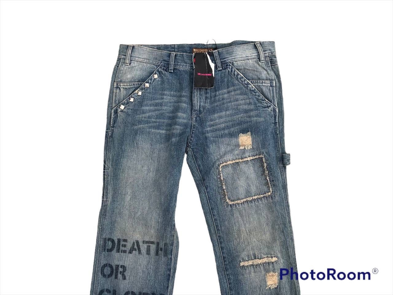 Japanese Brand × Seditionaries NWT HELL CATS PUNK PATCHWORK PUNK DENIM Size US 32 / EU 48 - 3 Thumbnail