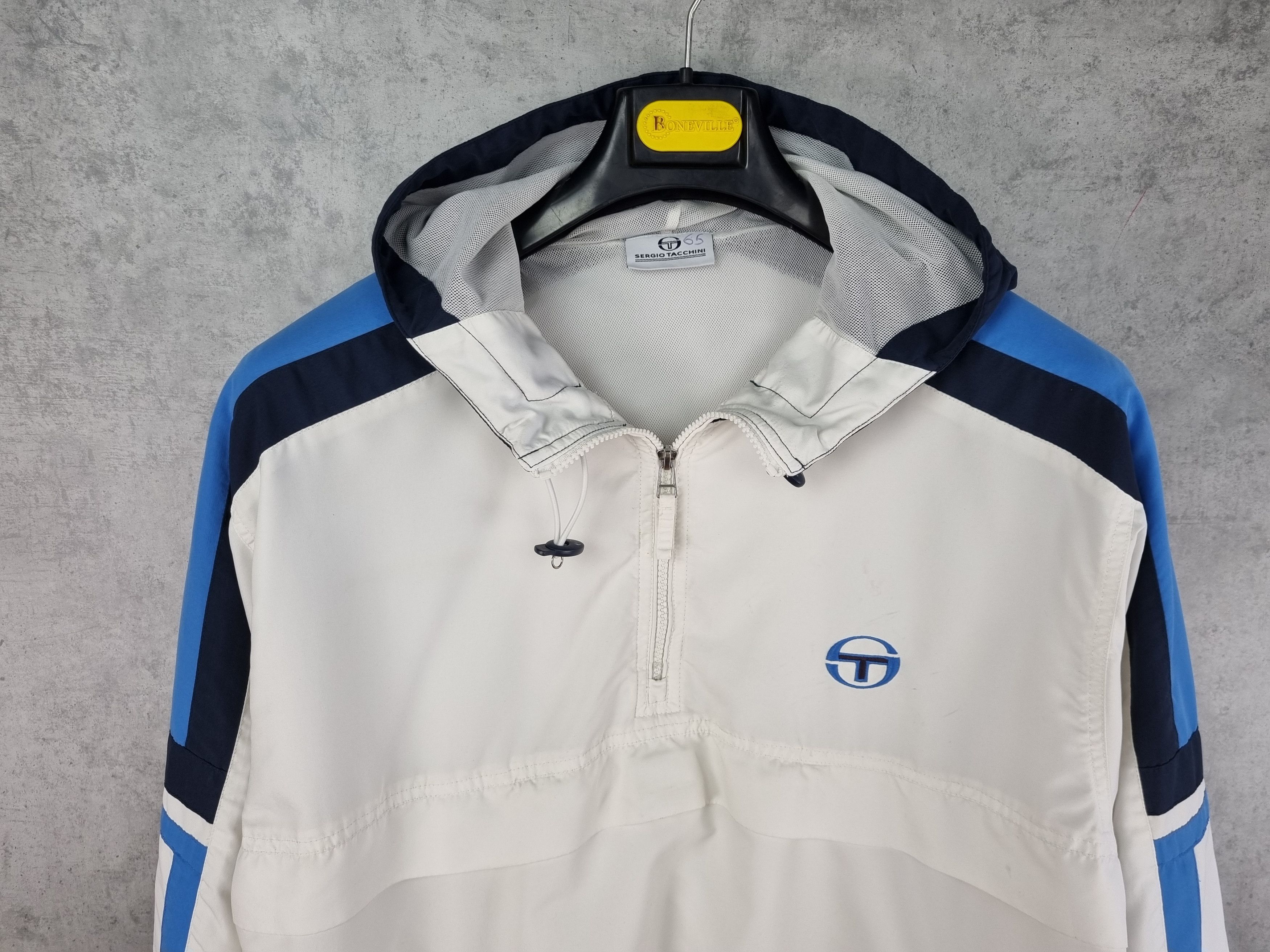 Sergio Tacchini × Vintage Sergio Tacchini Embroidered Logo on Soft-thin Light Anorak Size US XXL / EU 58 / 5 - 8 Thumbnail