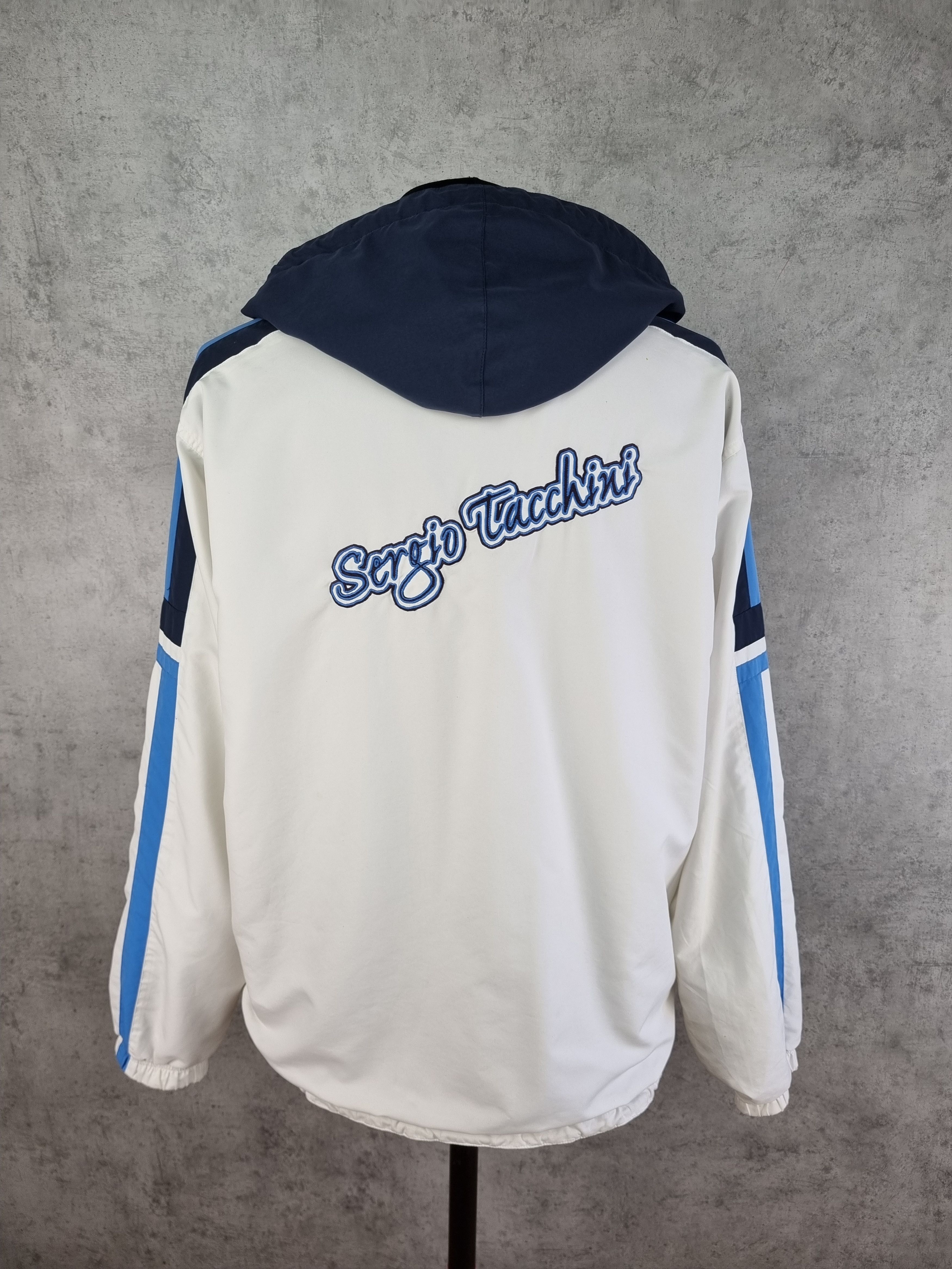 Sergio Tacchini × Vintage Sergio Tacchini Embroidered Logo on Soft-thin Light Anorak Size US XXL / EU 58 / 5 - 1 Thumbnail