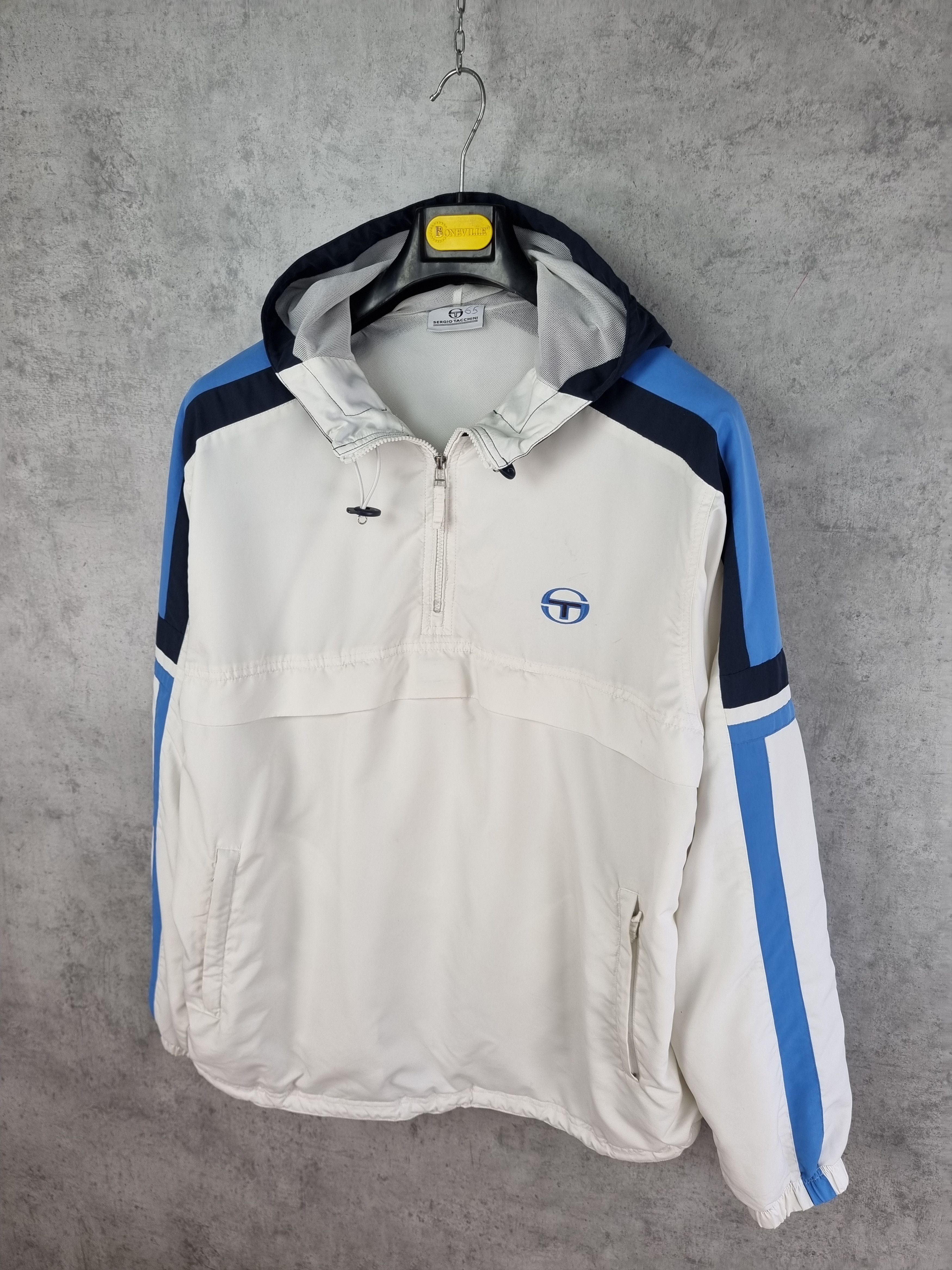 Sergio Tacchini × Vintage Sergio Tacchini Embroidered Logo on Soft-thin Light Anorak Size US XXL / EU 58 / 5 - 23 Thumbnail
