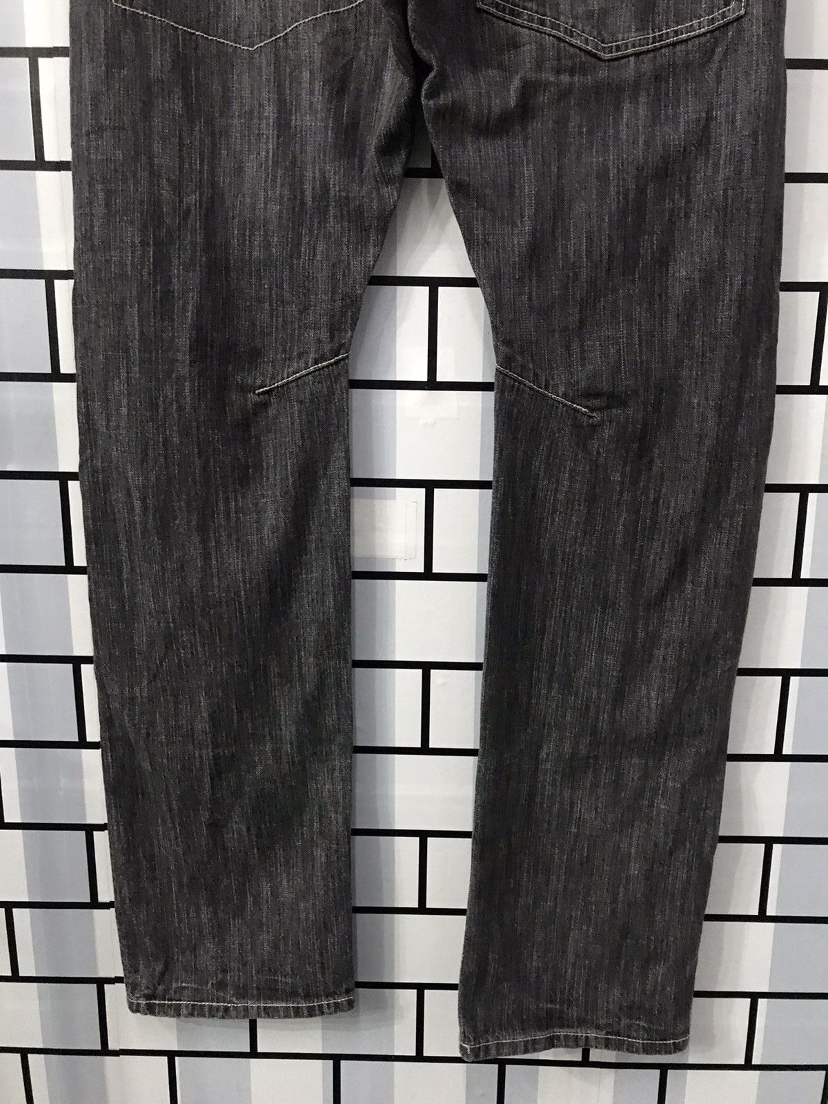 Art Comes First × Japanese Brand Wild Khakis Japan Double Pocket Japan Art Motif Slim Denim Size US 33 - 11 Thumbnail