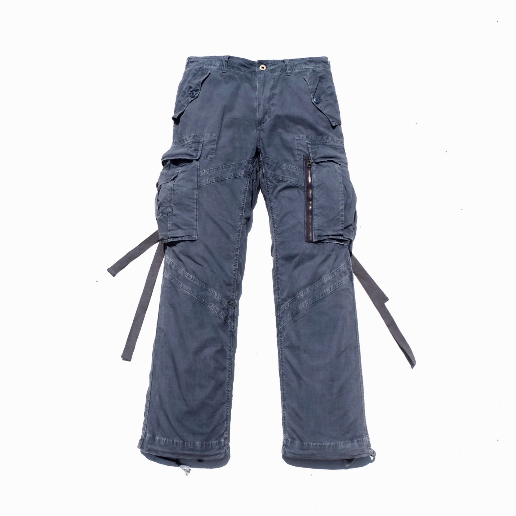 Image of Ppfm x Tete Homme Polo Rl Cargo Pants in Washed Navy, Men's (Size 30)