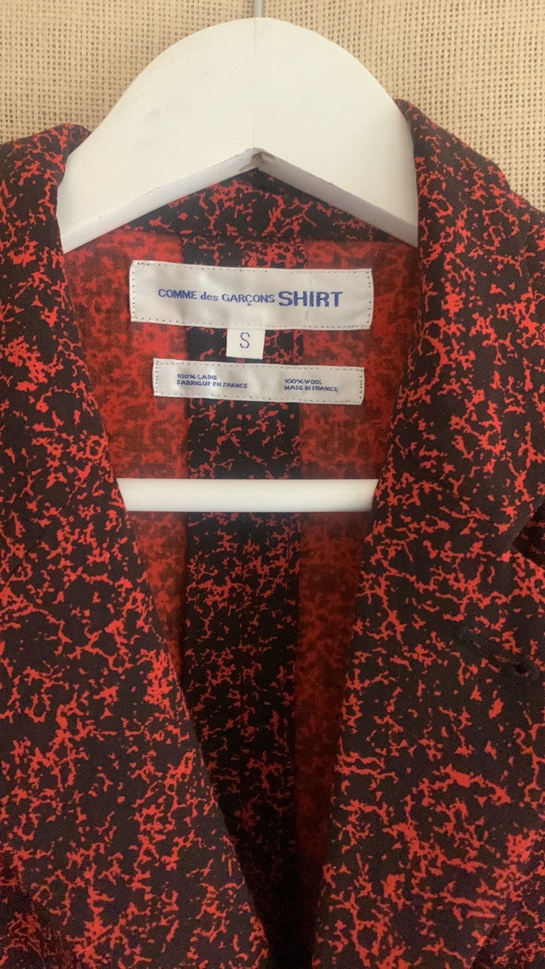 Comme des Garcons × Junya Watanabe NWOT Comme des garçons SHIRT hook and eye closure jacket Size US S / EU 44-46 / 1 - 5 Thumbnail