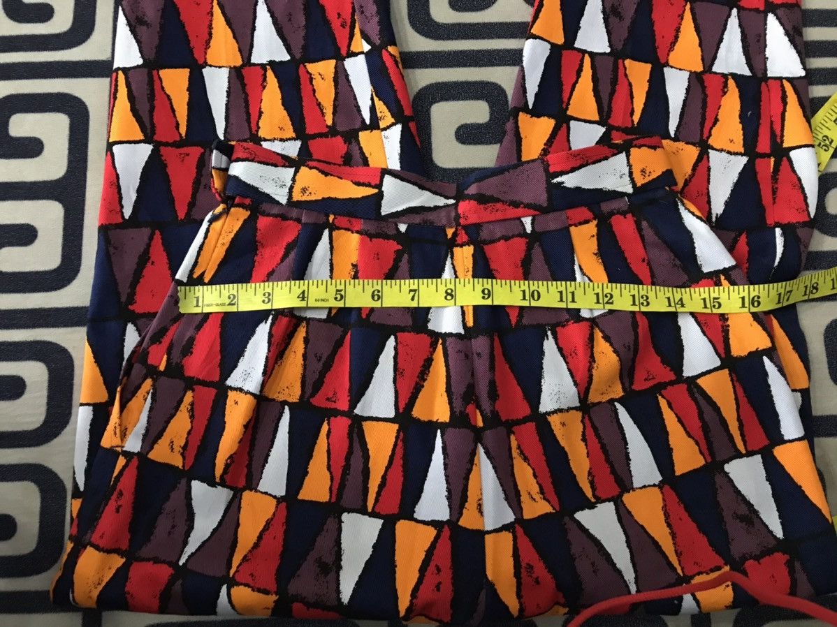 Hedi Slimane × Yves Saint Laurent Yves Saint Laurent Tribal Colourful High Waist Women Pants Size 26" / US 2 / IT 38 - 17 Thumbnail