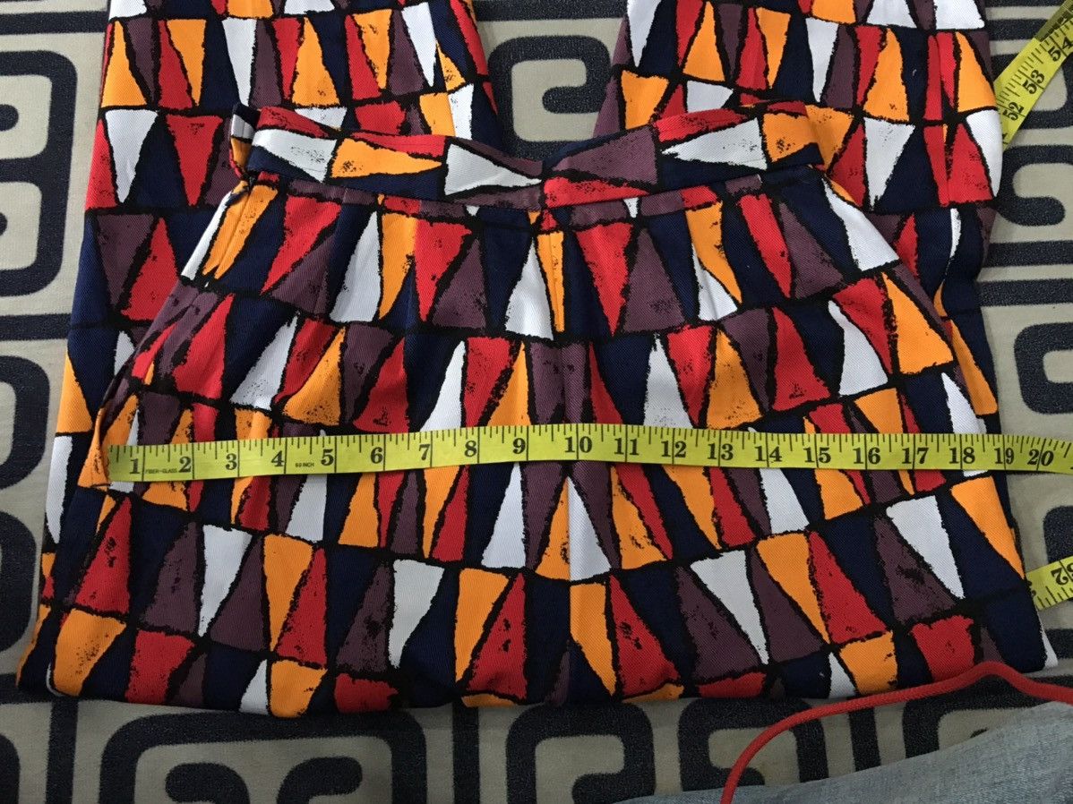 Hedi Slimane × Yves Saint Laurent Yves Saint Laurent Tribal Colourful High Waist Women Pants Size 26" / US 2 / IT 38 - 18 Thumbnail