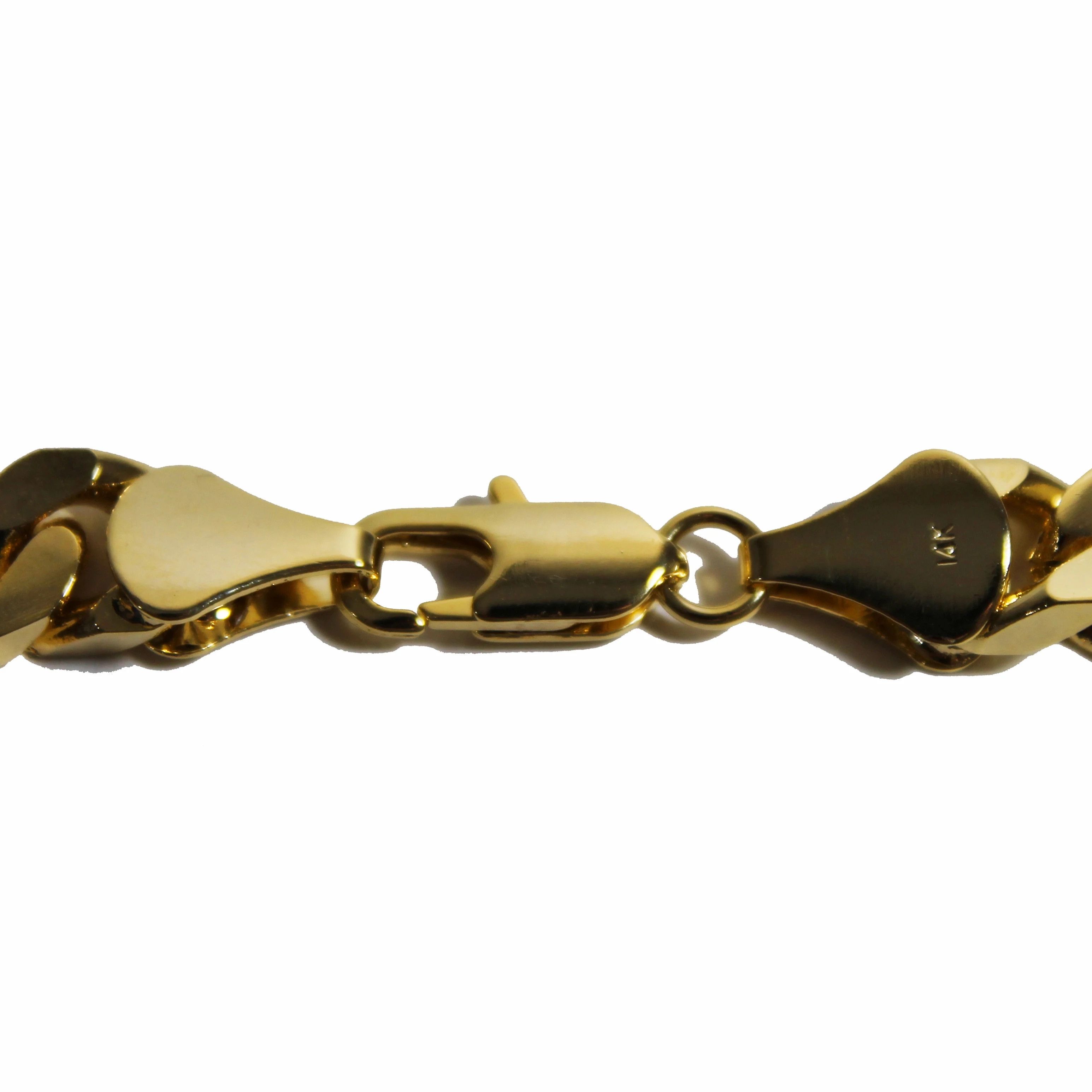Jewelry 🔴 10MM. 36" MIAMI CUBAN LINK CHAIN 14K GP Size ONE SIZE - 4 Thumbnail