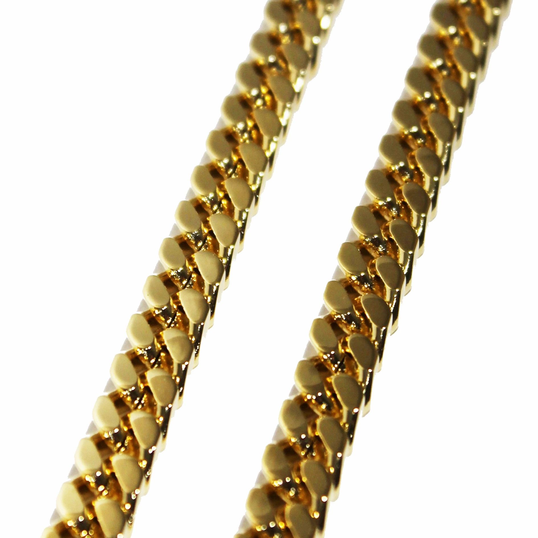 Jewelry 🔴 10MM. 36" MIAMI CUBAN LINK CHAIN 14K GP Size ONE SIZE - 3 Thumbnail