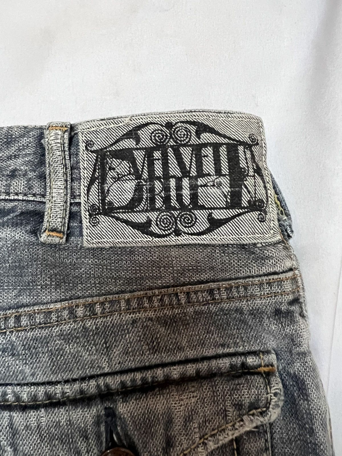 Japanese Brand × Velvet SICK🔥Japanese Brand Velvet Blue Distressed Flare Denim Size US 30 / EU 46 - 9 Thumbnail