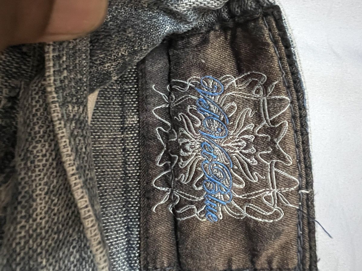 Japanese Brand × Velvet SICK🔥Japanese Brand Velvet Blue Distressed Flare Denim Size US 30 / EU 46 - 10 Thumbnail