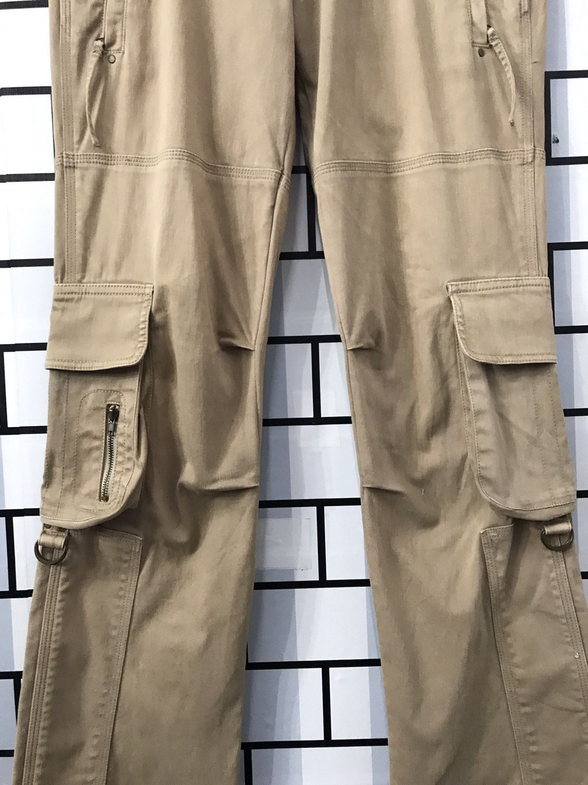 Japanese Brand Japanese Brand Luiez Cargo Multi pocket Flare Pants Size US 28 / EU 44 - 5 Thumbnail
