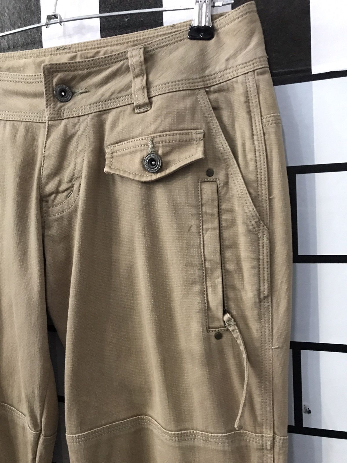 Japanese Brand Japanese Brand Luiez Cargo Multi pocket Flare Pants Size US 28 / EU 44 - 8 Thumbnail