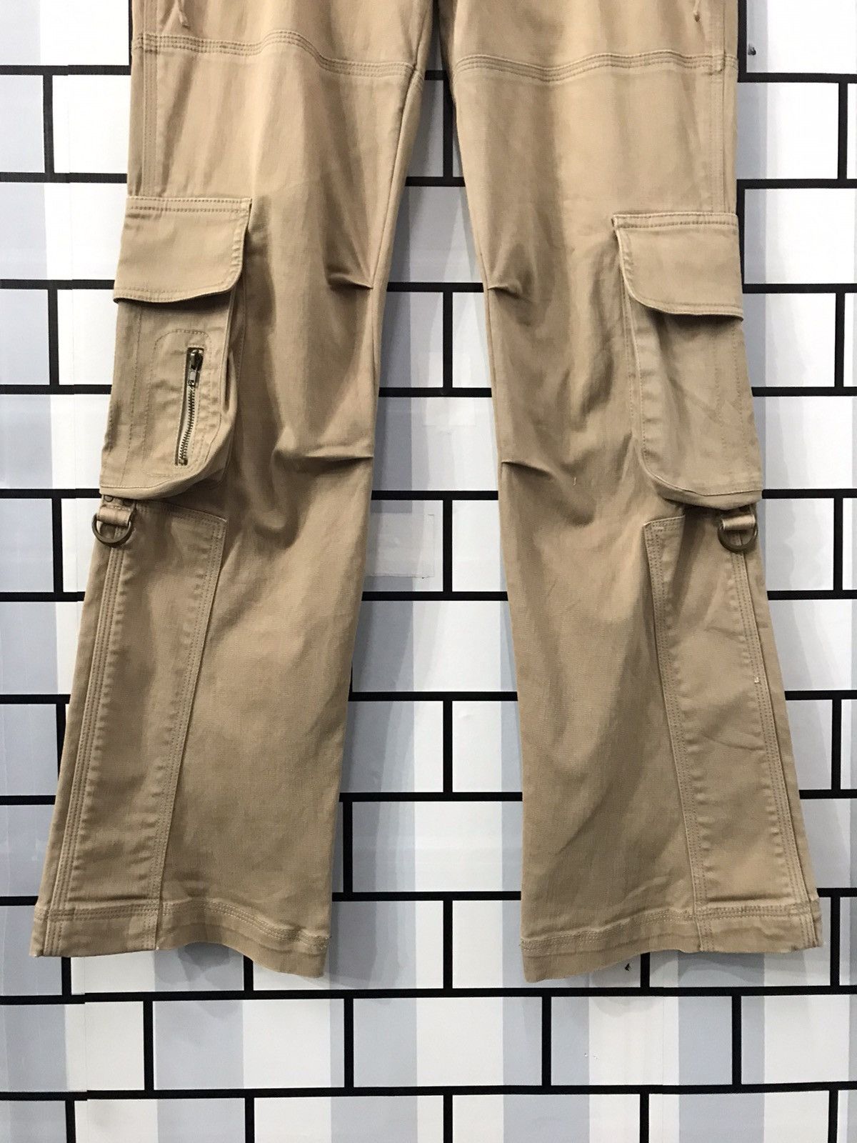 Japanese Brand Japanese Brand Luiez Cargo Multi pocket Flare Pants Size US 28 / EU 44 - 6 Thumbnail