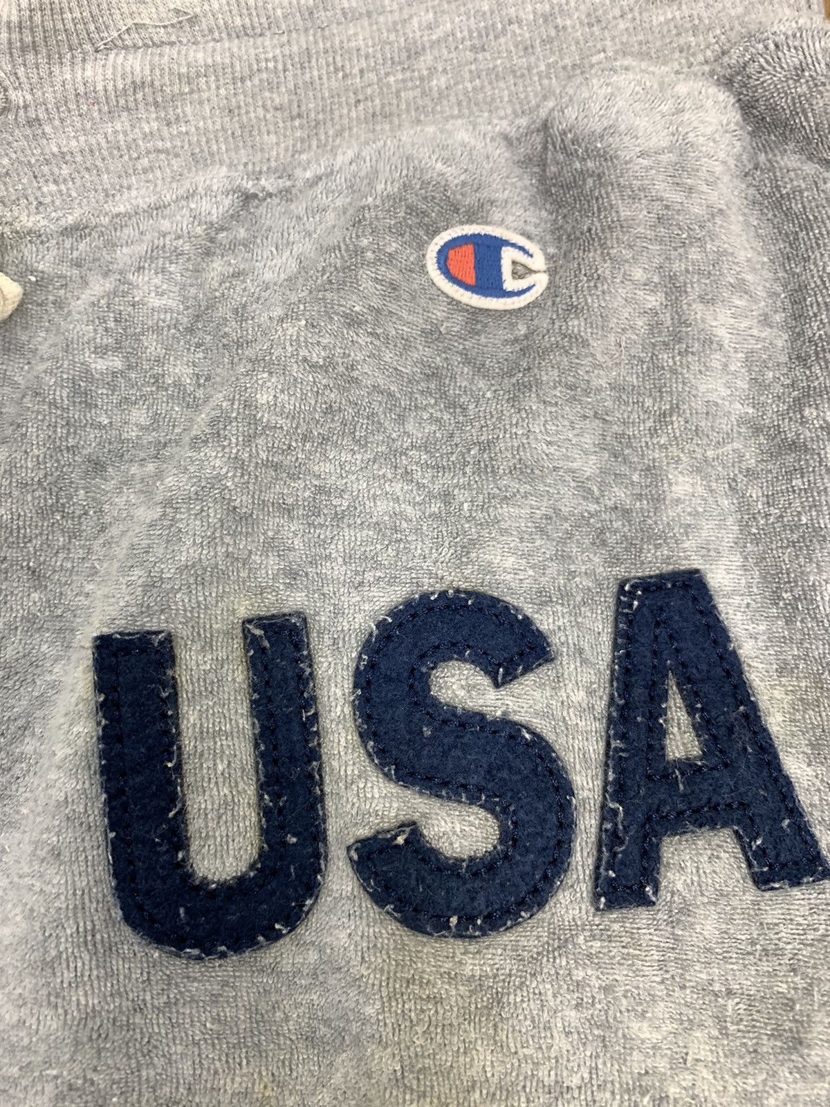 Champion × Japanese Brand CHAMPION USA Spellout Big Logo Summer Surf Sweat Short Pant Size US 29 - 6 Thumbnail