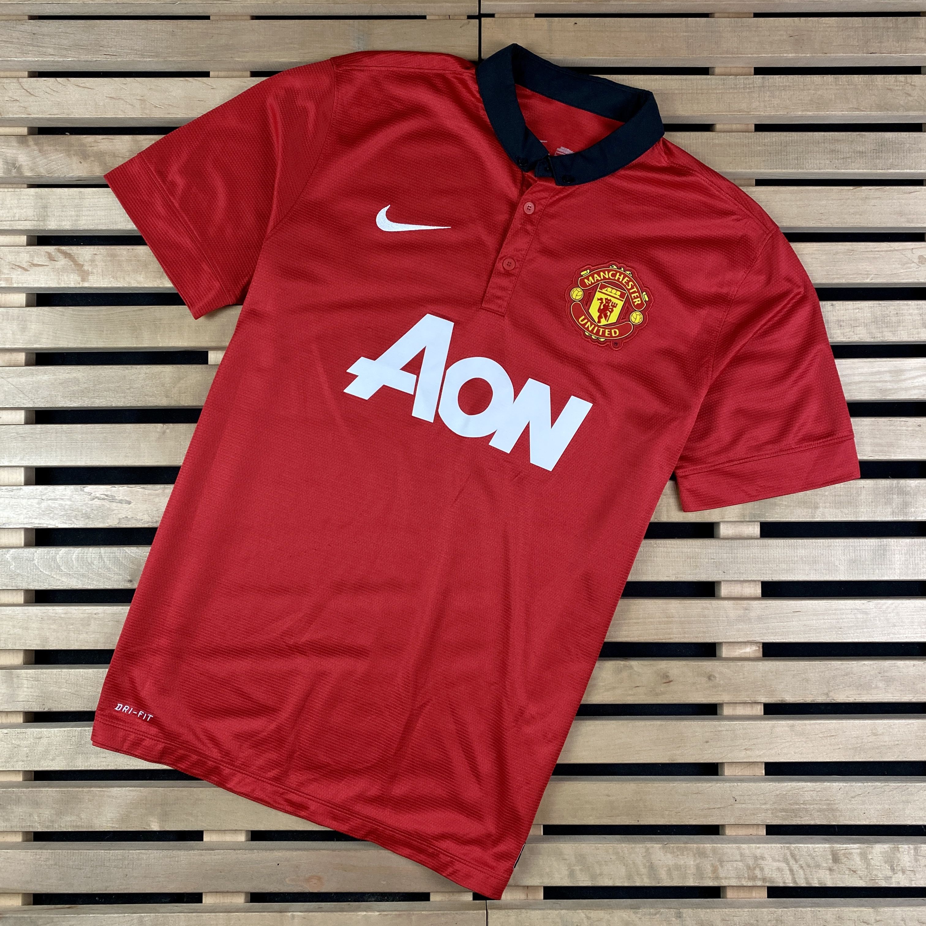 Nike Dri-Fit Manchester United AON Jersey good Polo Men’s XL