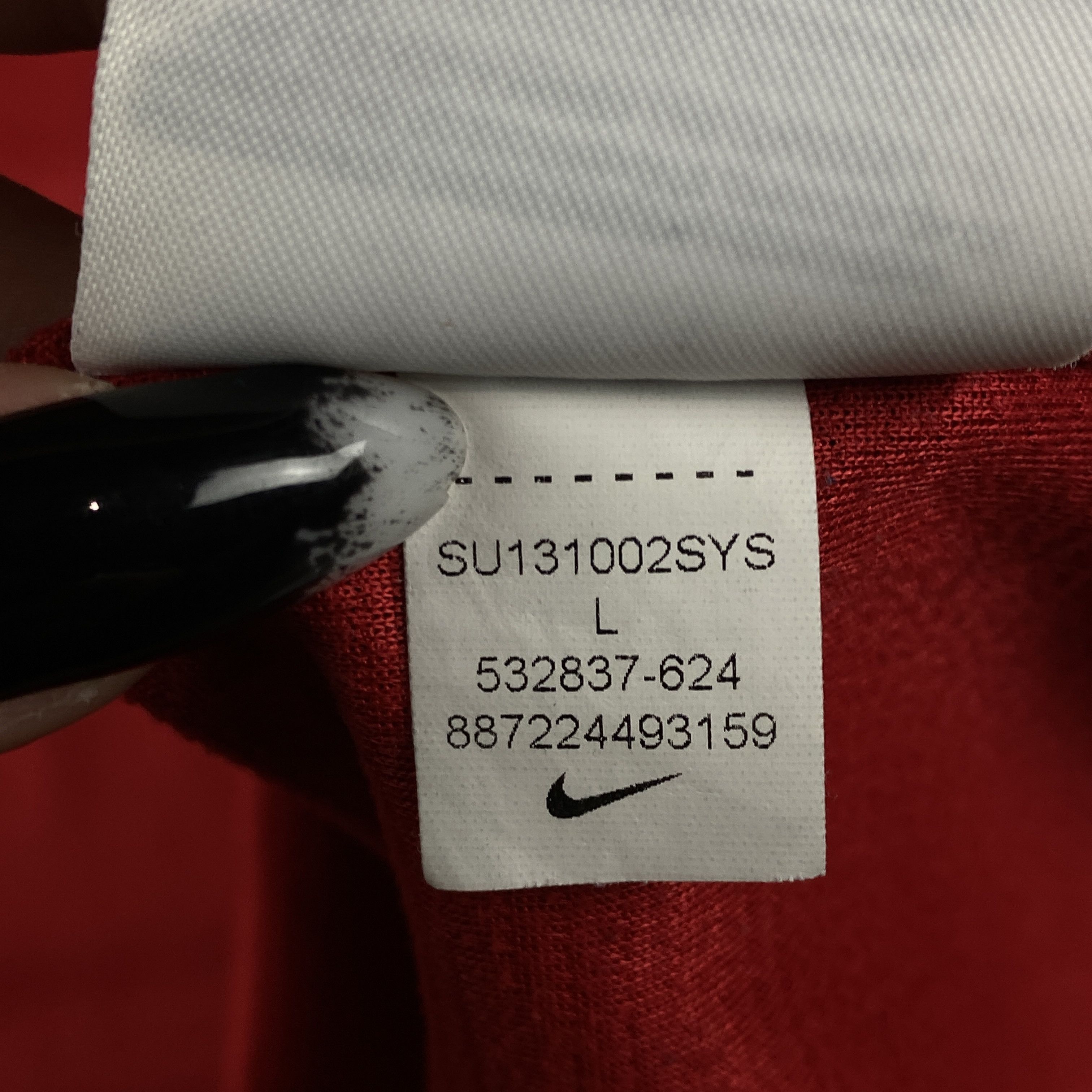 Nike Mens Football Shirt Manchester United Nike AON 2013 Size L Size US L / EU 52-54 / 3 - 7 Thumbnail