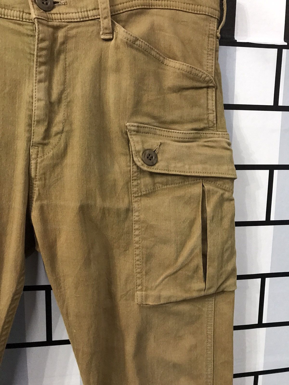 Japanese Brand × Spellbound SPELLBOUND JAPAN CARGO BUSH TACTICAL SKINNY STRETCH PANTS Size US 32 / EU 48 - 6 Thumbnail