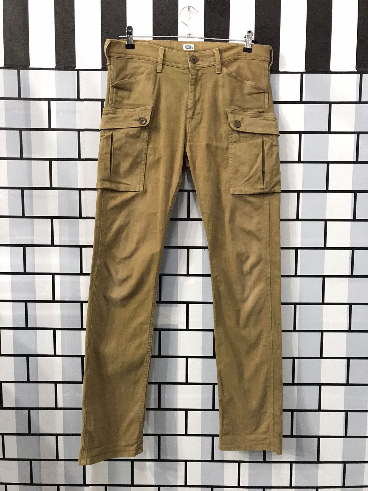 Japanese Brand × Spellbound SPELLBOUND JAPAN CARGO BUSH TACTICAL SKINNY STRETCH PANTS Size US 32 / EU 48 - 1 Thumbnail