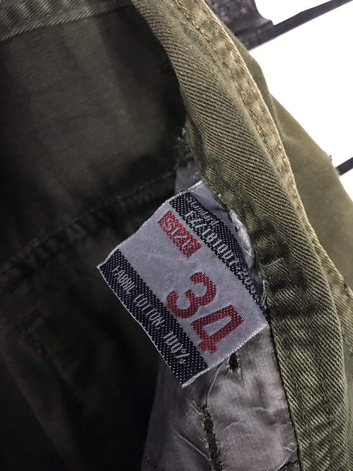 Japanese Brand japanese brand J.g wangzi cargo multi pocket two tone pants Size US 33 - 15 Thumbnail