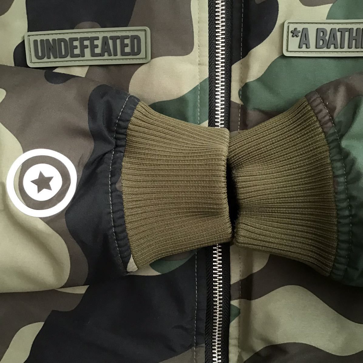 Bape × Undefeated Undefeated × BAPE camo Shark full zip hoodie down jacket Size US M / EU 48-50 / 2 - 6 Thumbnail