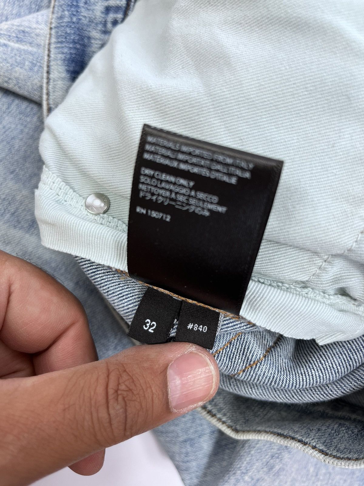 Amiri MX1 IRIDESCENT DISTRESSED JEANS Size US 32 / EU 48 - 16 Thumbnail