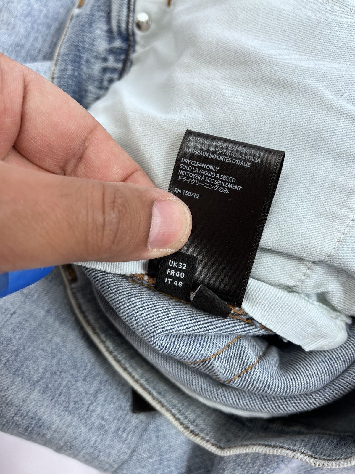 Amiri MX1 IRIDESCENT DISTRESSED JEANS Size US 32 / EU 48 - 17 Thumbnail