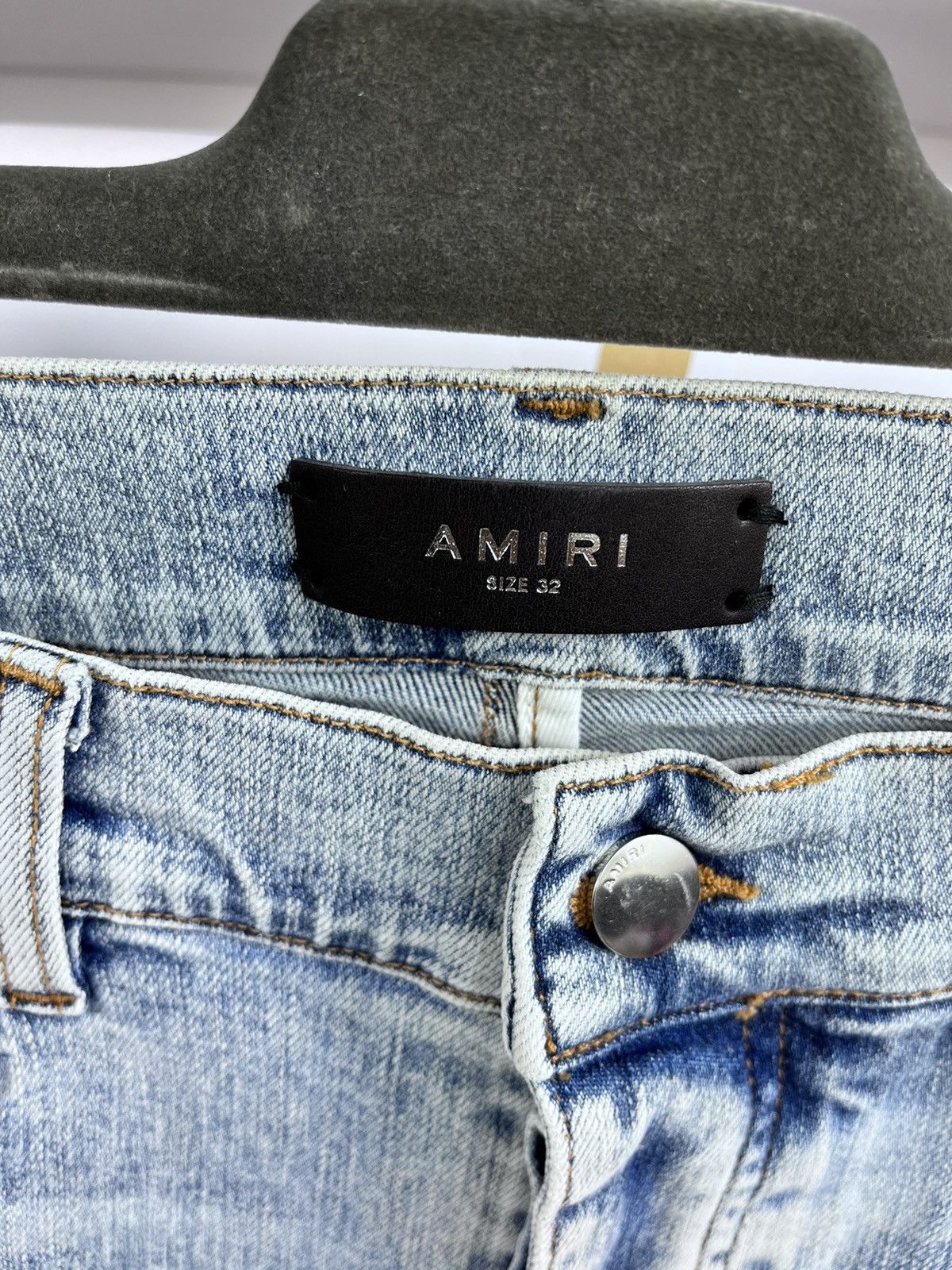 Amiri MX1 IRIDESCENT DISTRESSED JEANS Size US 32 / EU 48 - 5 Thumbnail