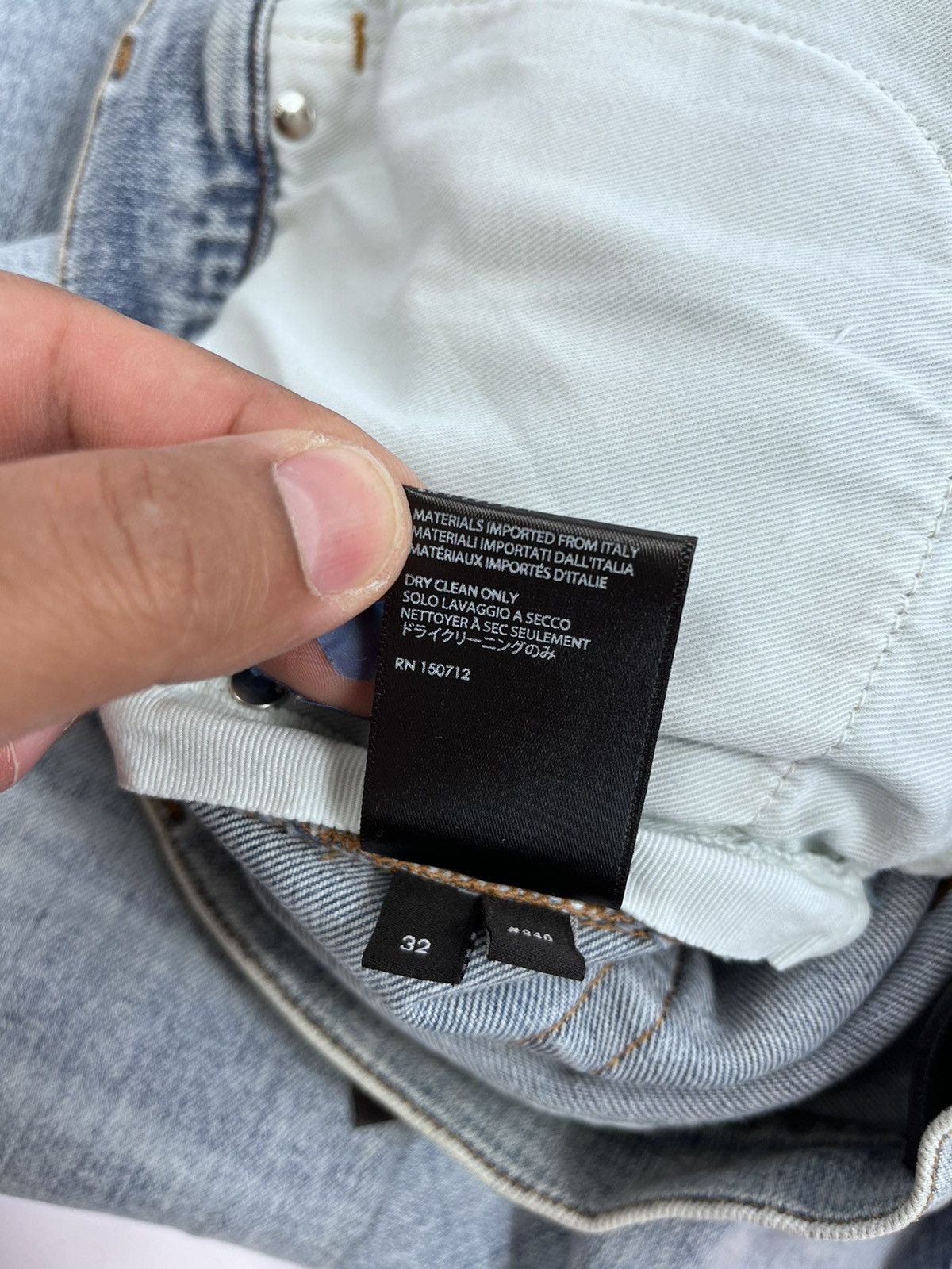 Amiri MX1 IRIDESCENT DISTRESSED JEANS Size US 32 / EU 48 - 15 Thumbnail