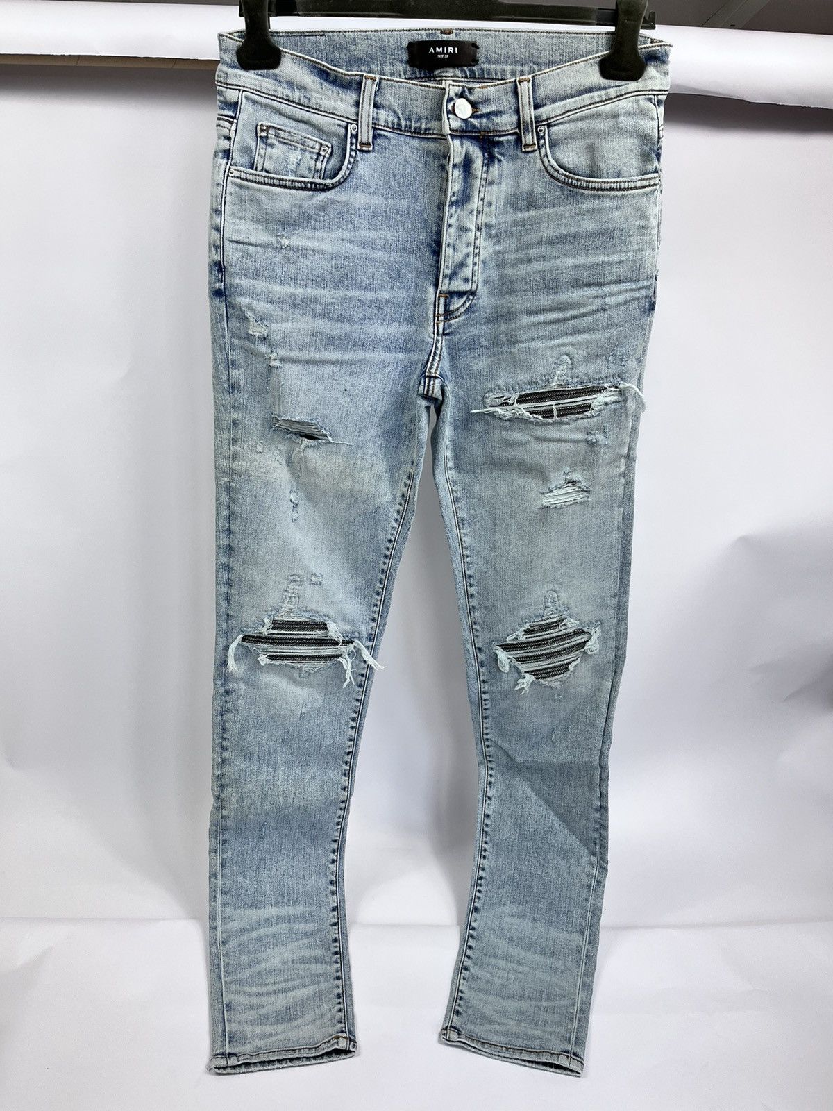 Amiri MX1 IRIDESCENT DISTRESSED JEANS Size US 32 / EU 48 - 1 Thumbnail