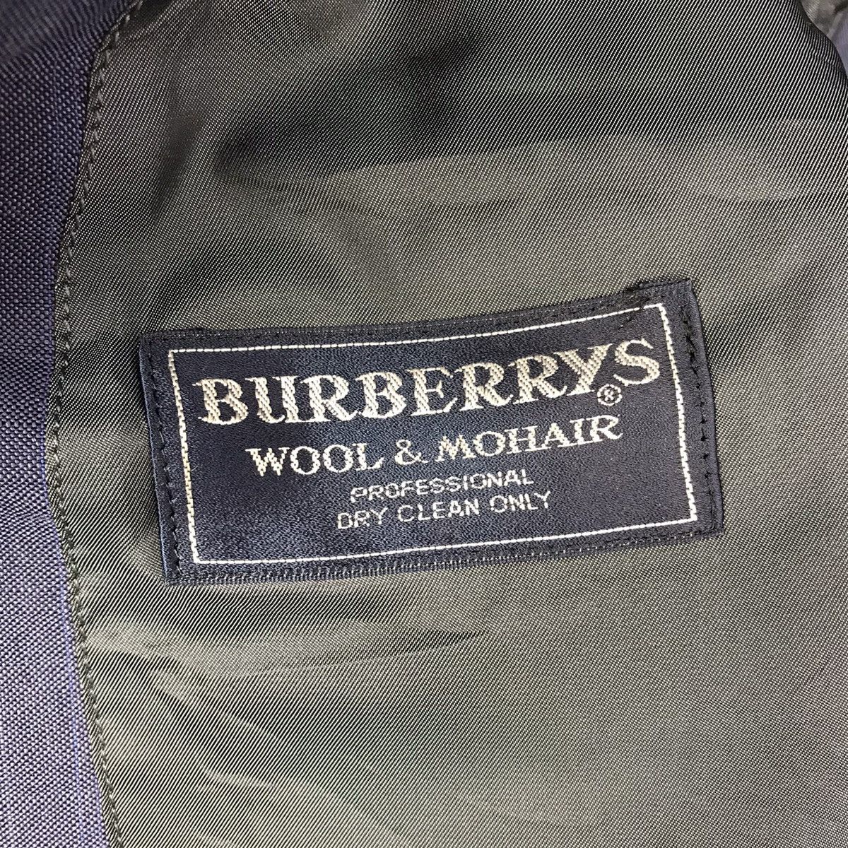 Vintage 90' BURBERRY LONDON WOOL & MOHAIR Striped Blazer