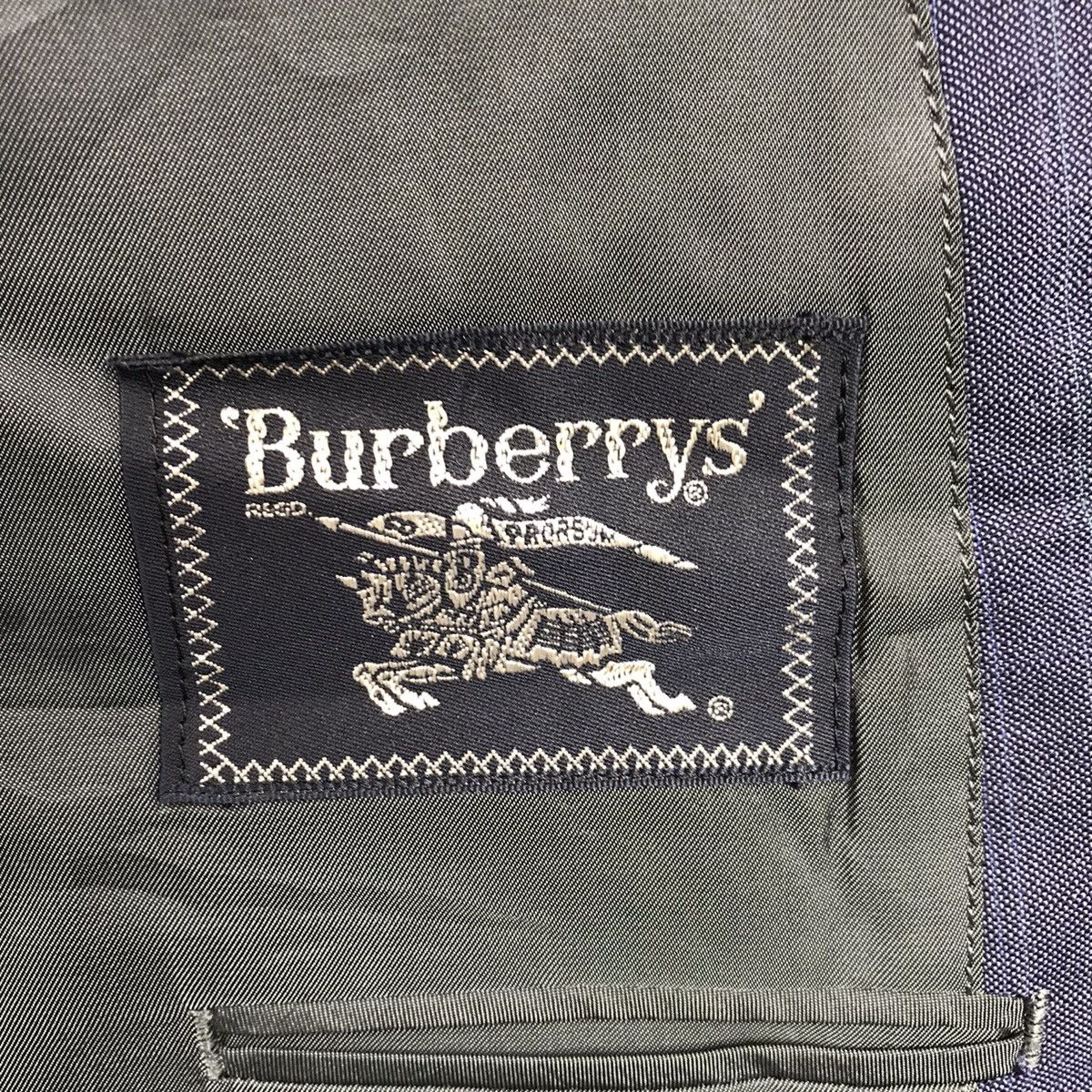 Vintage 90' BURBERRY LONDON WOOL & MOHAIR Striped Blazer
