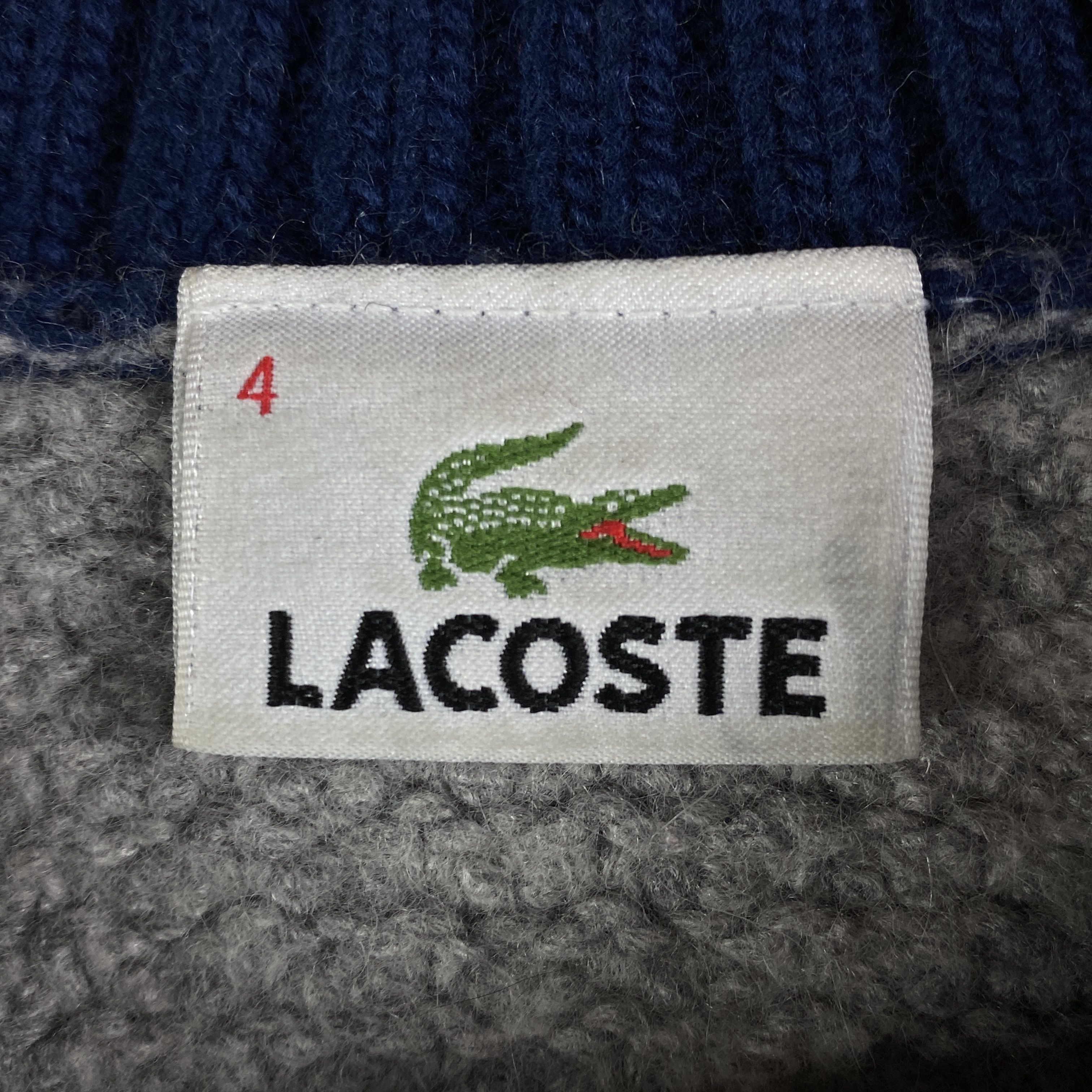 Lacoste × Vintage Mens Sweater Lacoste Vintage Size 4/M Size US M / EU 48-50 / 2 - 4 Thumbnail