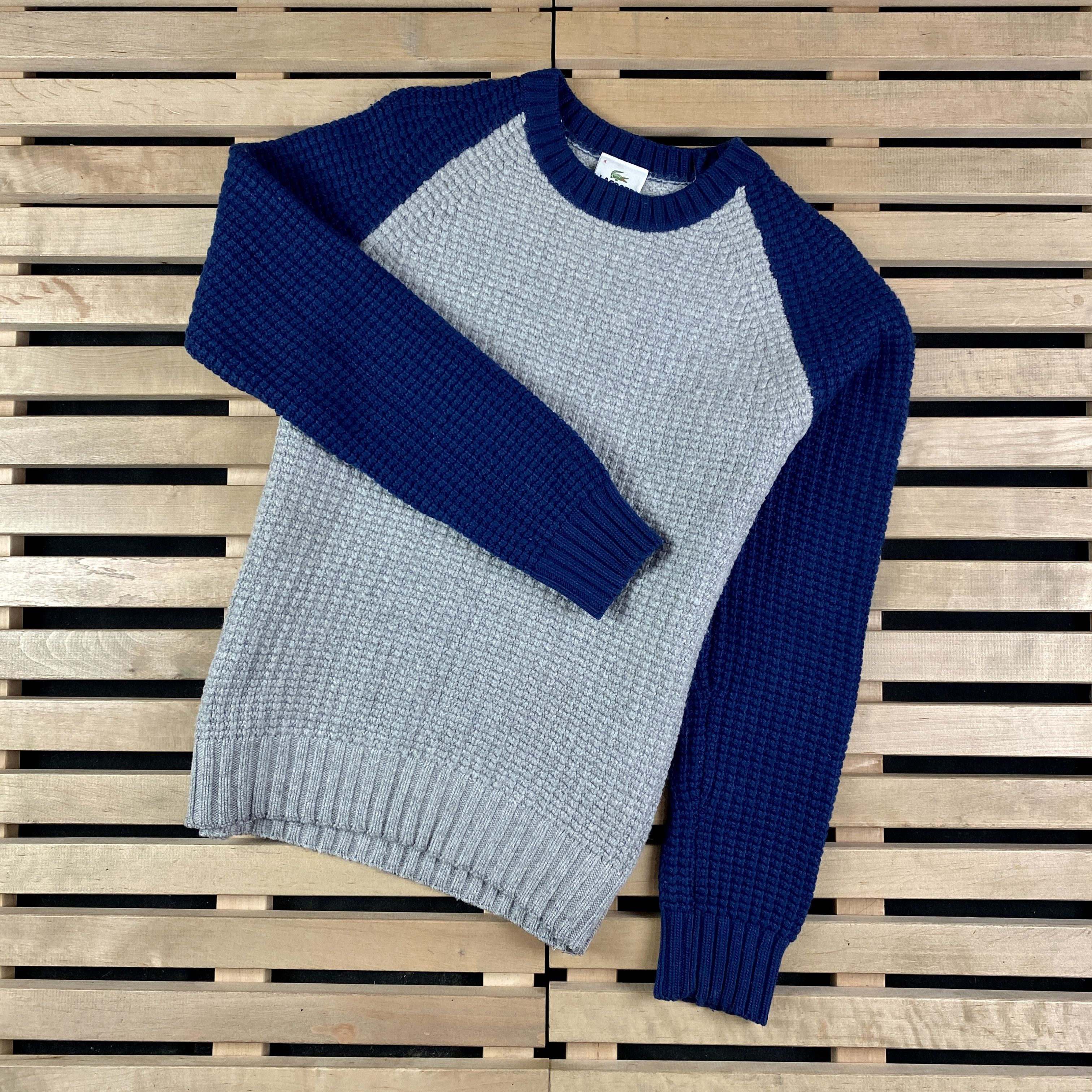 Lacoste × Vintage Mens Sweater Lacoste Vintage Size 4/M Size US M / EU 48-50 / 2 - 1 Thumbnail