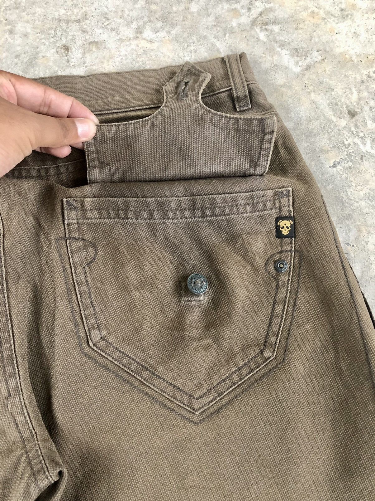 If Six Was Nine 291295 homme Flared Pants Distressed Jeans Size US 34 / EU 50 - 11 Thumbnail