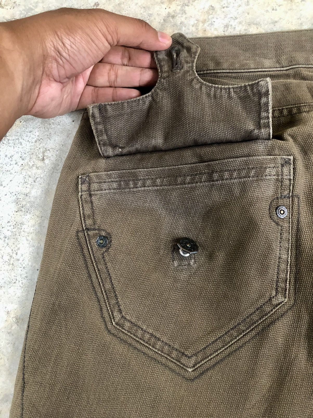 If Six Was Nine 291295 homme Flared Pants Distressed Jeans Size US 34 / EU 50 - 12 Thumbnail