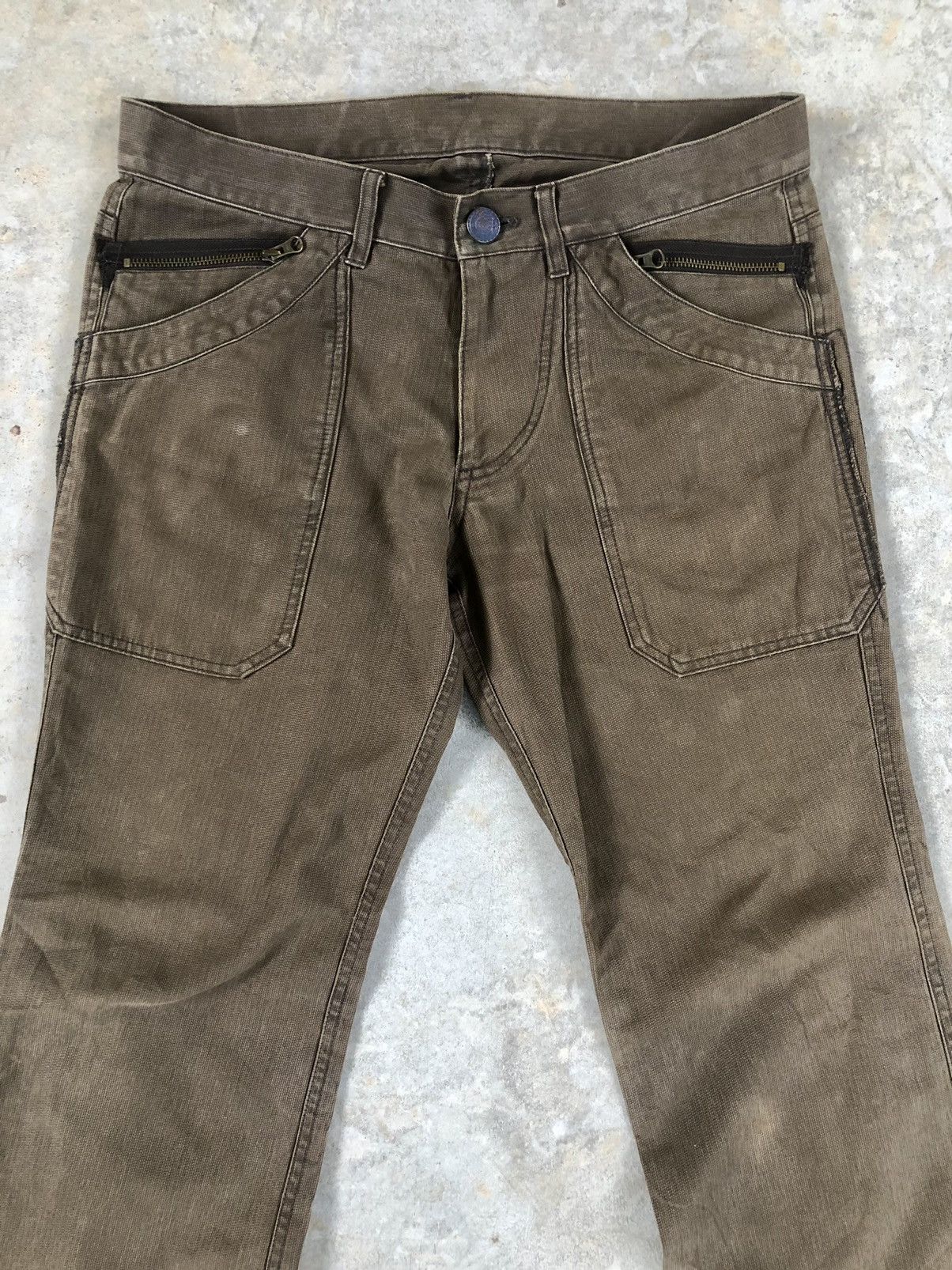 If Six Was Nine 291295 homme Flared Pants Distressed Jeans Size US 34 / EU 50 - 4 Thumbnail