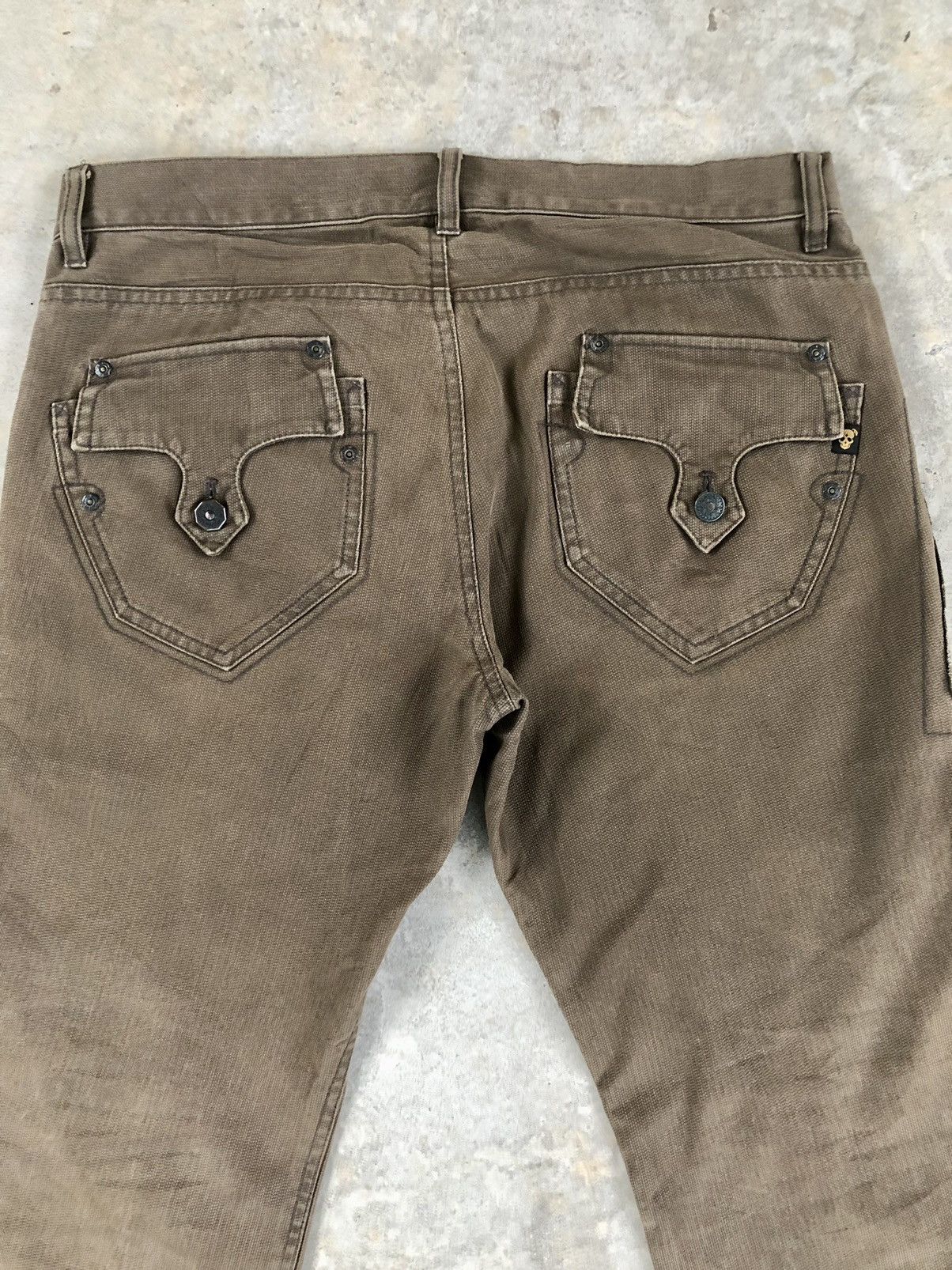 If Six Was Nine 291295 homme Flared Pants Distressed Jeans Size US 34 / EU 50 - 10 Thumbnail