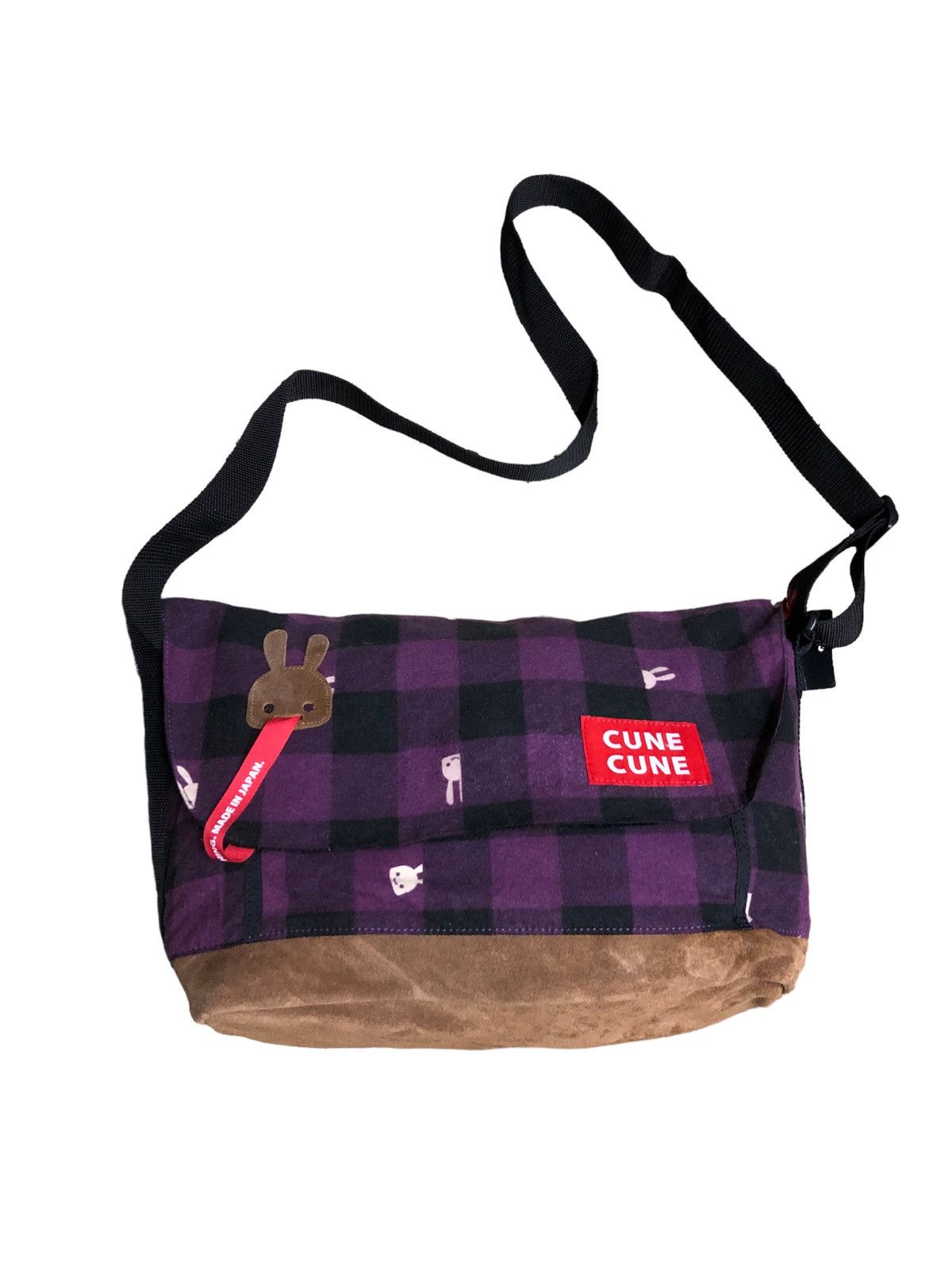 Japanese Brand CUNE RABBIT JAPAN MESSENGGER BAG Size ONE SIZE - 1 Thumbnail