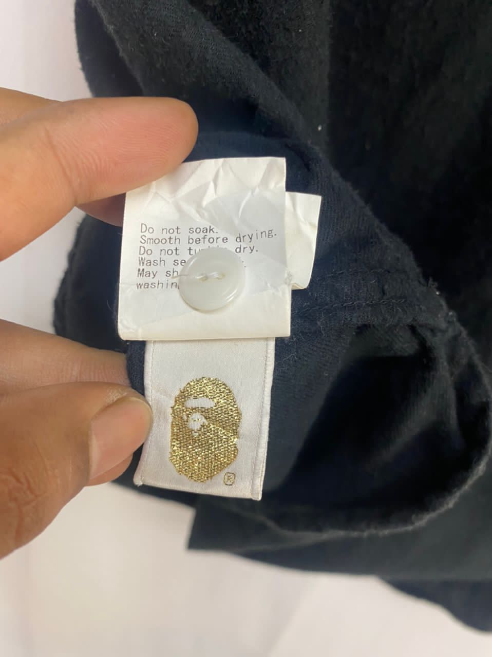 Bape × Designer A Bathing Ape classic button up short sleeve shirt Size US S / EU 44-46 / 1 - 6 Thumbnail