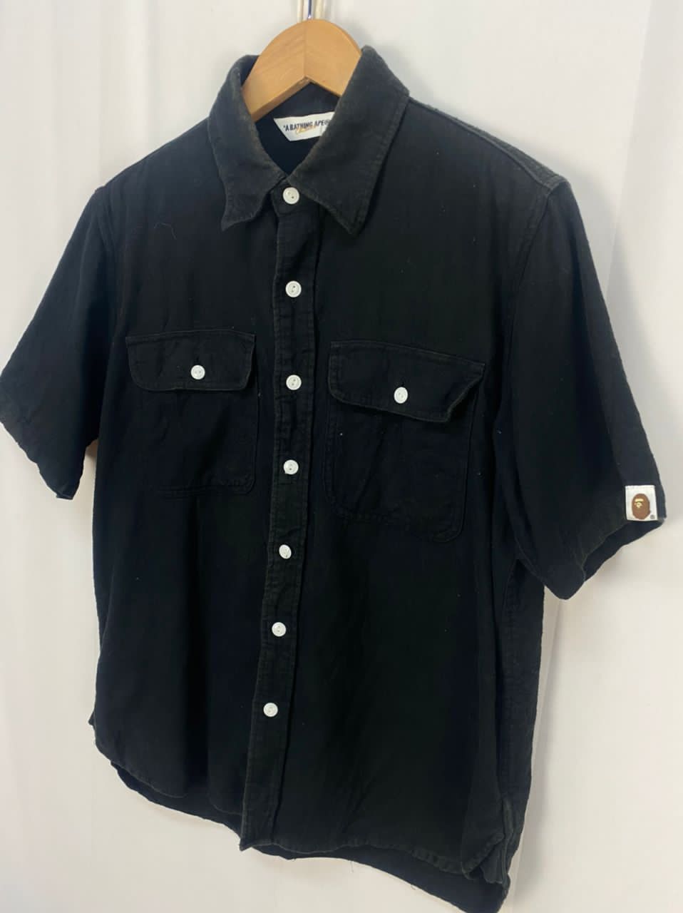 Bape × Designer A Bathing Ape classic button up short sleeve shirt Size US S / EU 44-46 / 1 - 3 Thumbnail