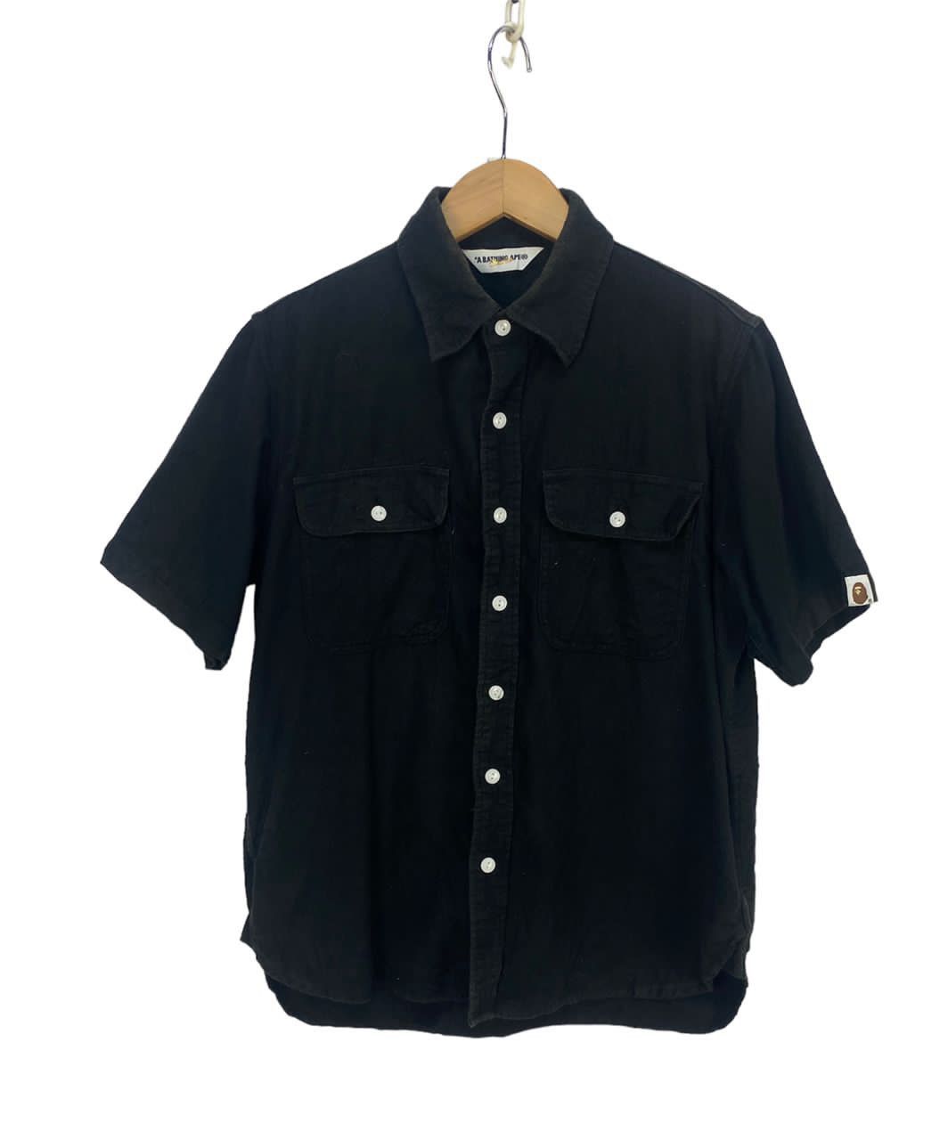 Bape × Designer A Bathing Ape classic button up short sleeve shirt Size US S / EU 44-46 / 1 - 1 Thumbnail