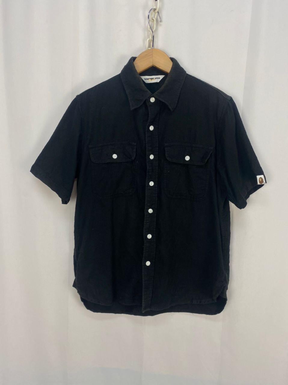 Bape × Designer A Bathing Ape classic button up short sleeve shirt Size US S / EU 44-46 / 1 - 14 Thumbnail