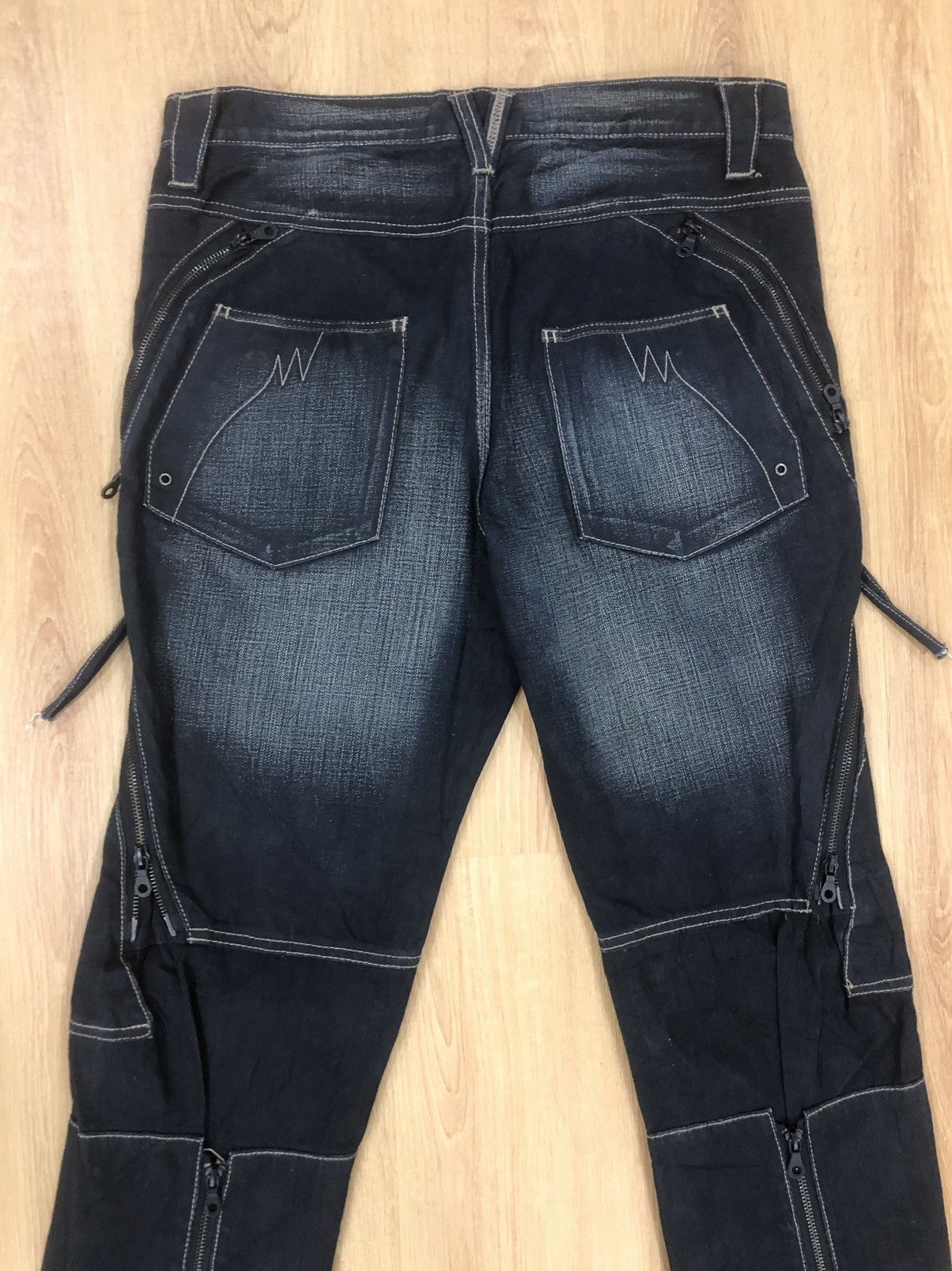 PPFM Japanese PPFM Distressed Denim Punk style Size US 34 / EU 50 - 8 Thumbnail